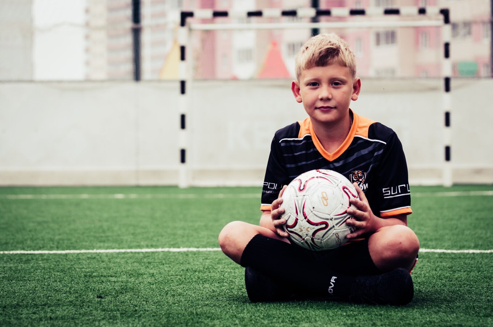 Nikon D300S sample photo. Boy, football, sports photography