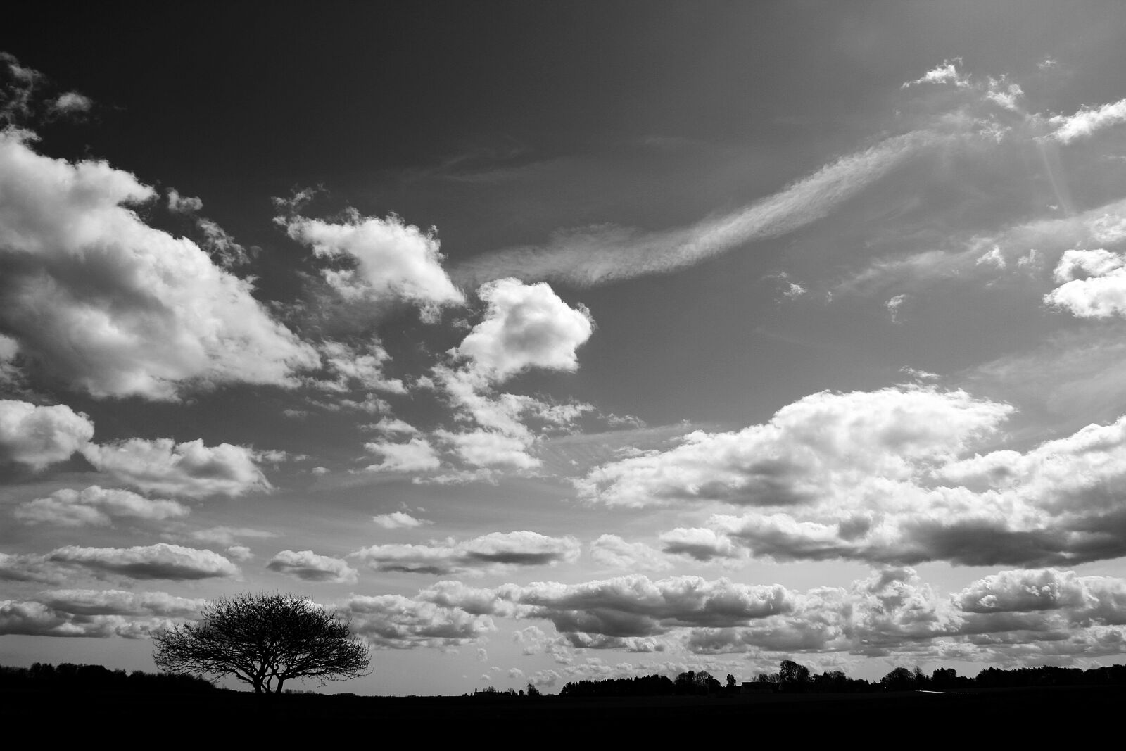 Canon EOS 7D sample photo. Clouds, black white, natural photography