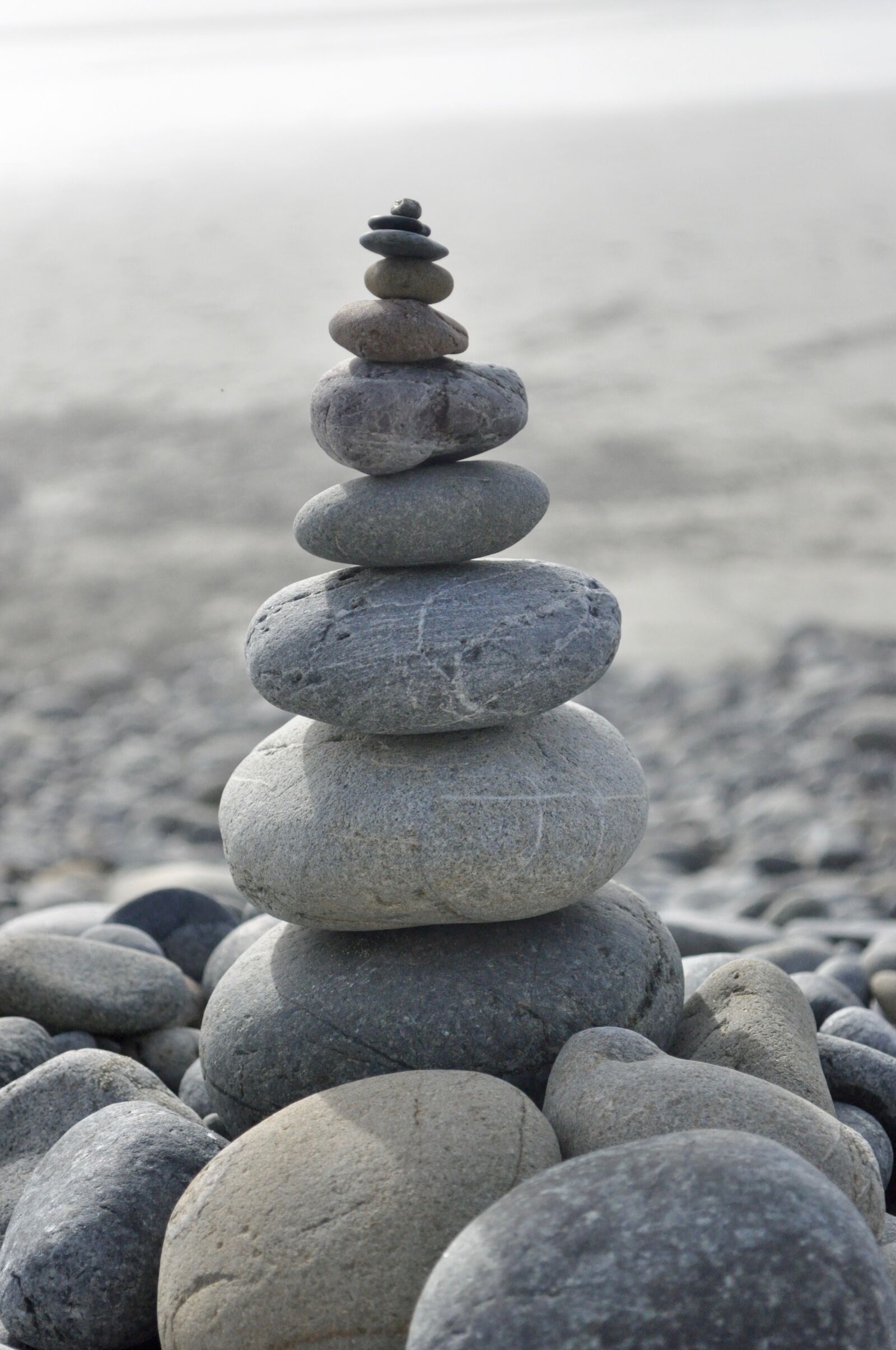 Nikon D90 sample photo. Zen, stability, balance photography