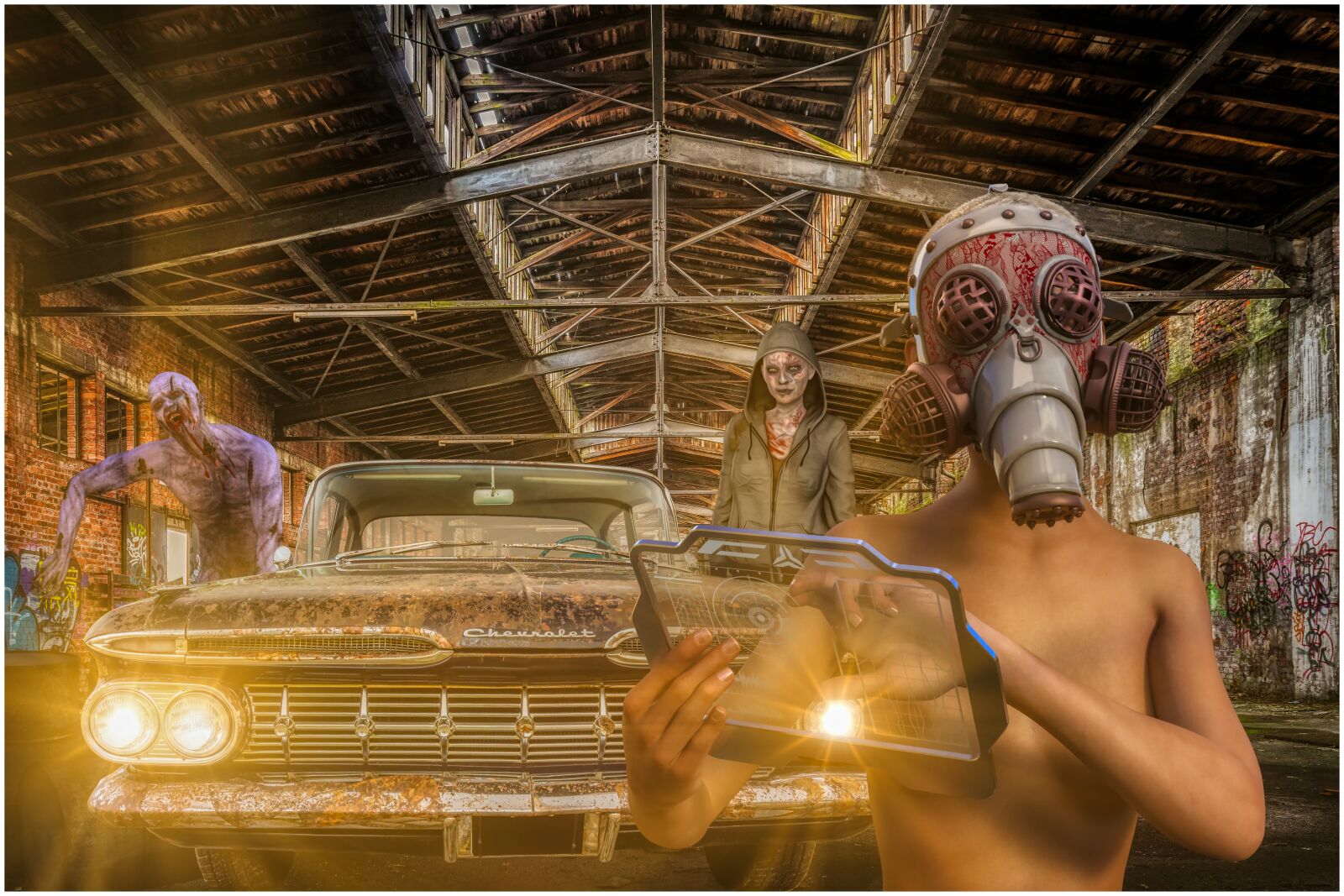 Nikon D3300 sample photo. Zombie, fantasy, horror photography