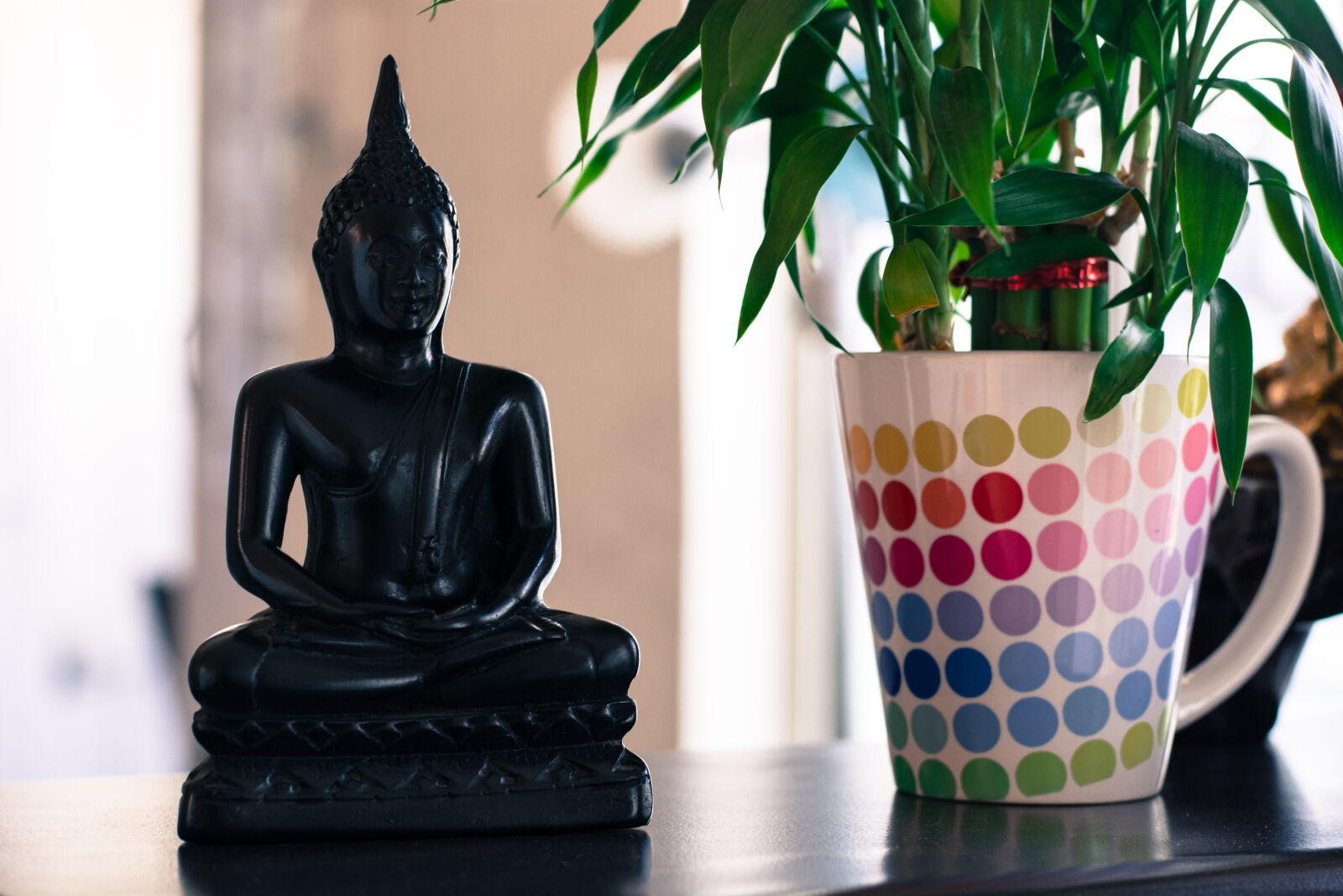 Nikon D5200 + Nikon AF-S Nikkor 50mm F1.8G sample photo. Black, buddhism, close, up photography
