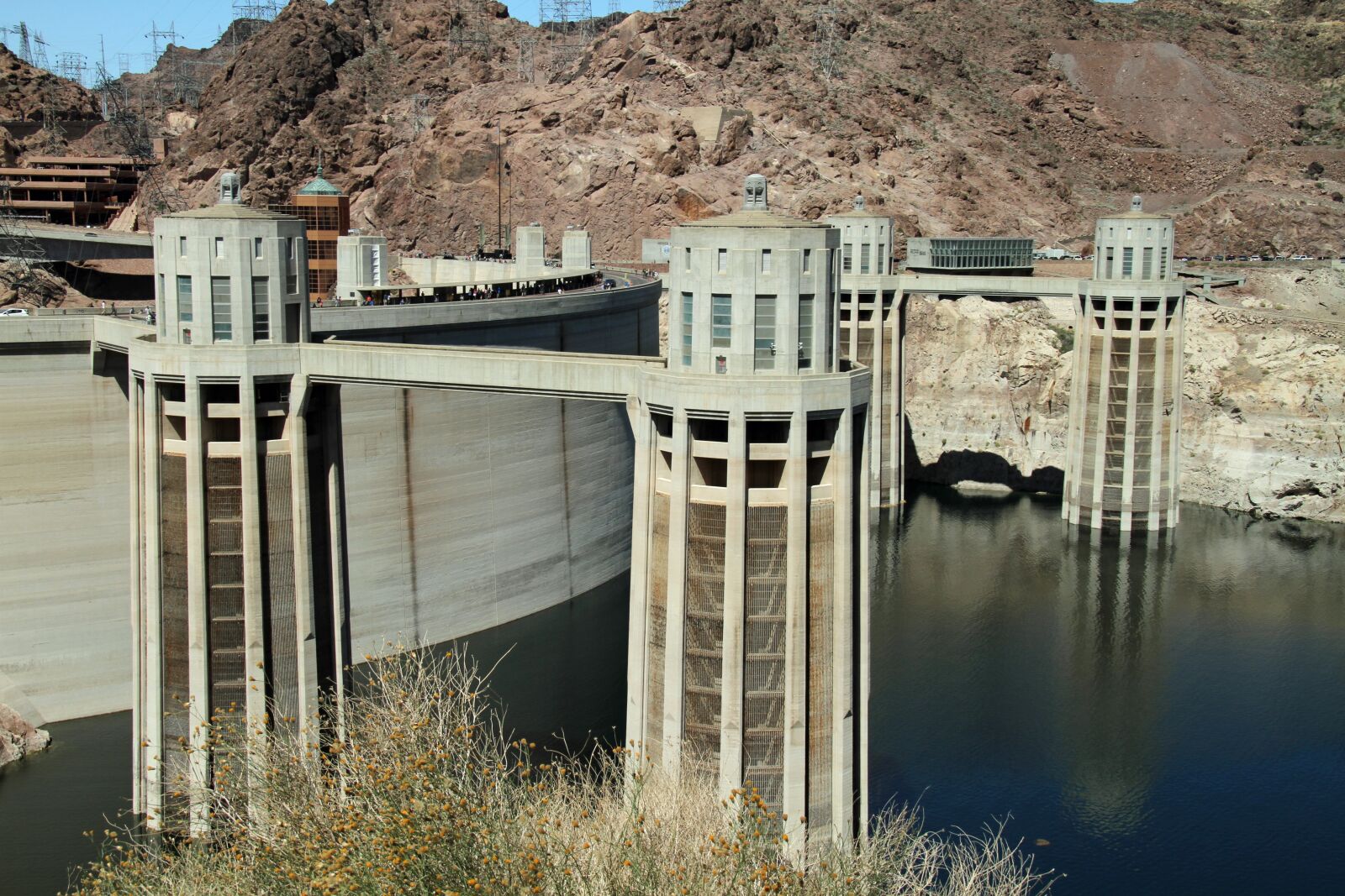 Canon EOS 7D sample photo. Hoover dam, dam, concrete photography