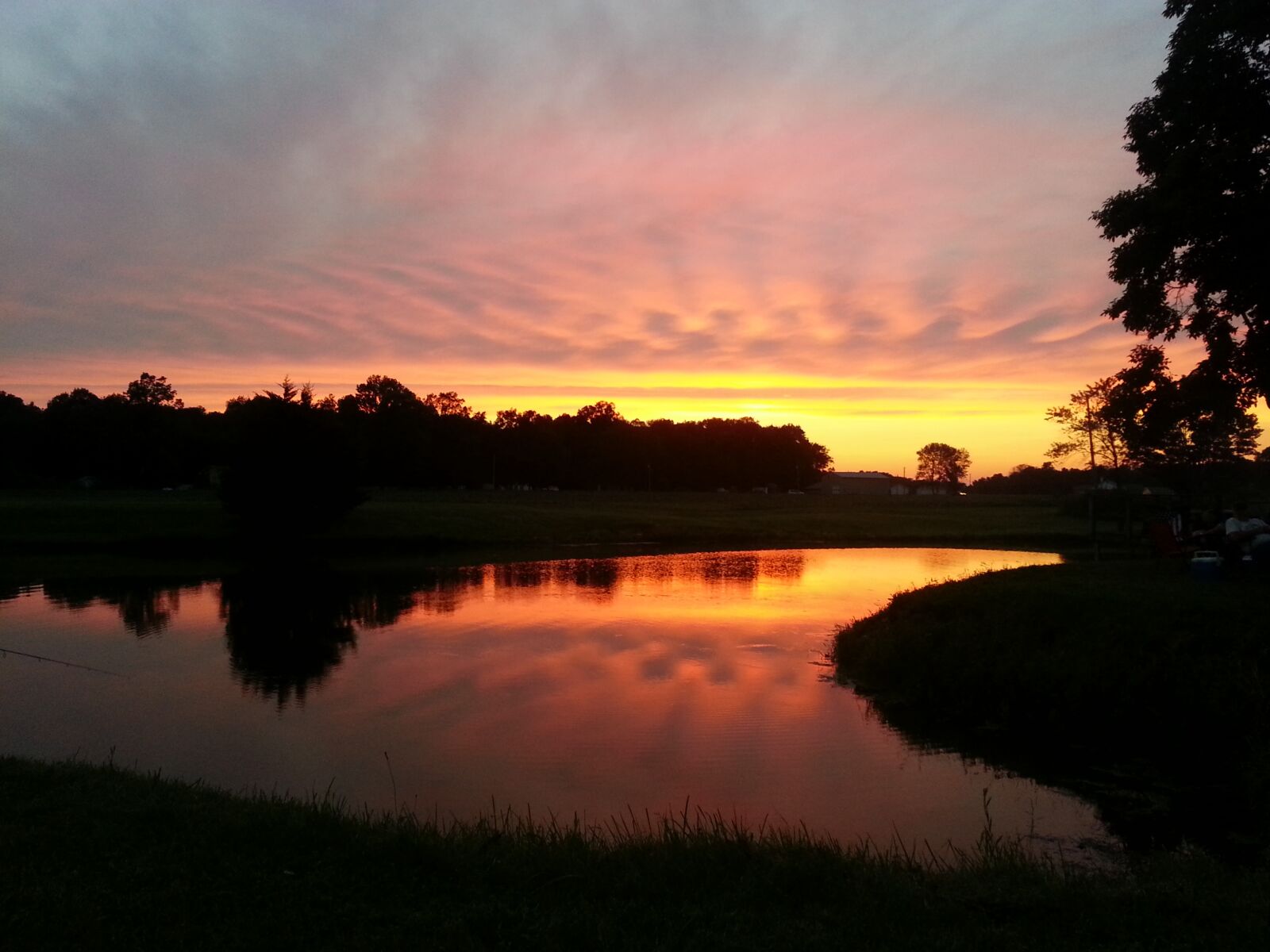 Samsung Galaxy S3 sample photo. Sunset, lake, sky photography