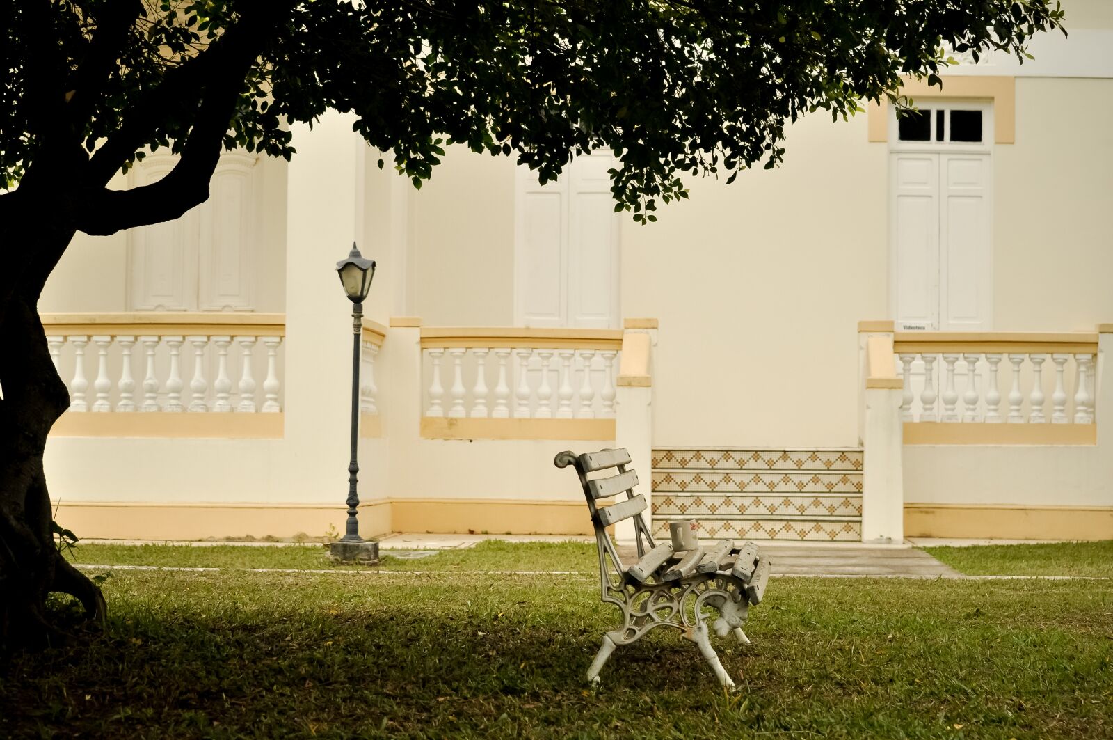 Nikon D5000 sample photo. Garden, bank, square photography