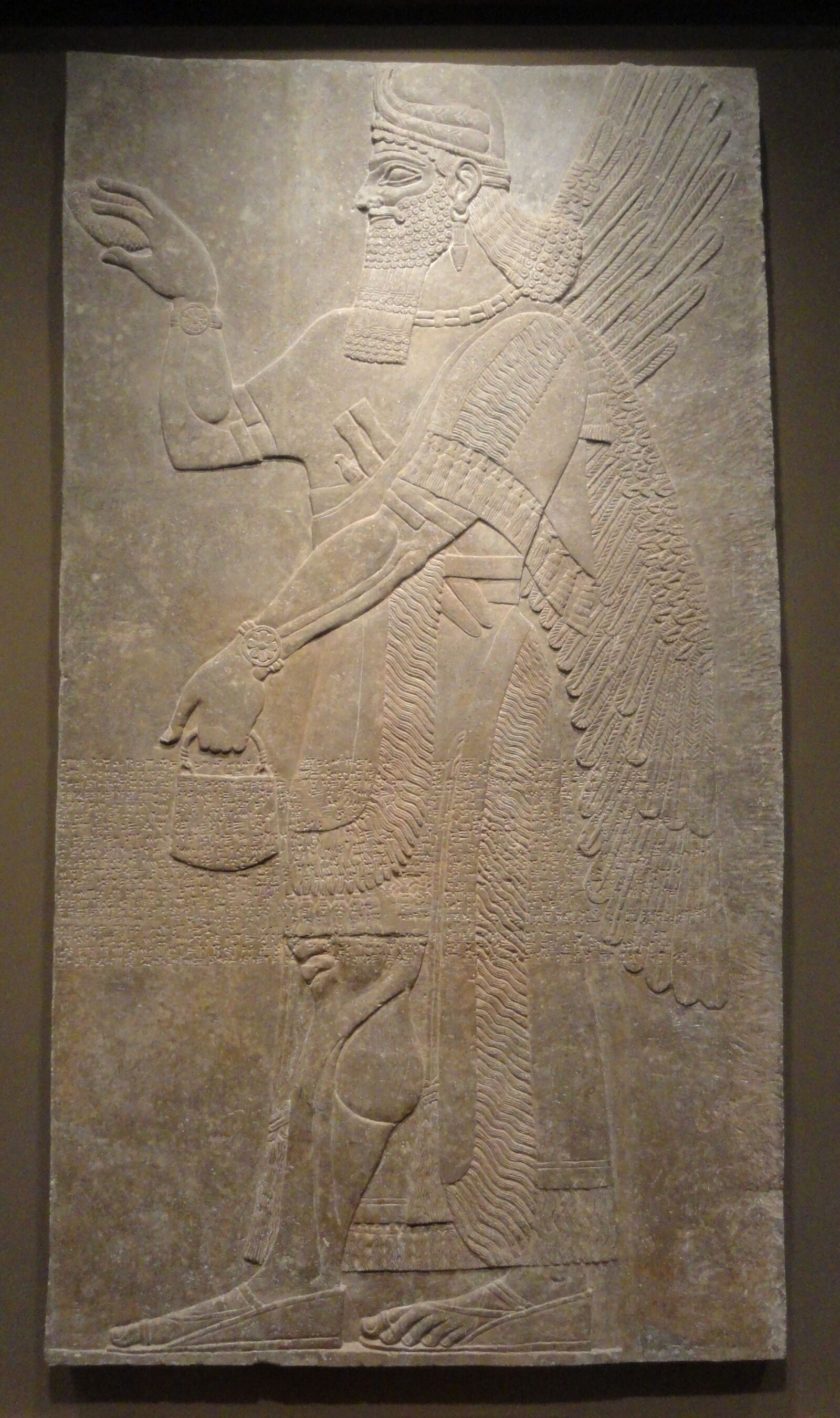 Sony Cyber-shot DSC-H55 sample photo. Assyrian, relief, ashurnasirpal photography