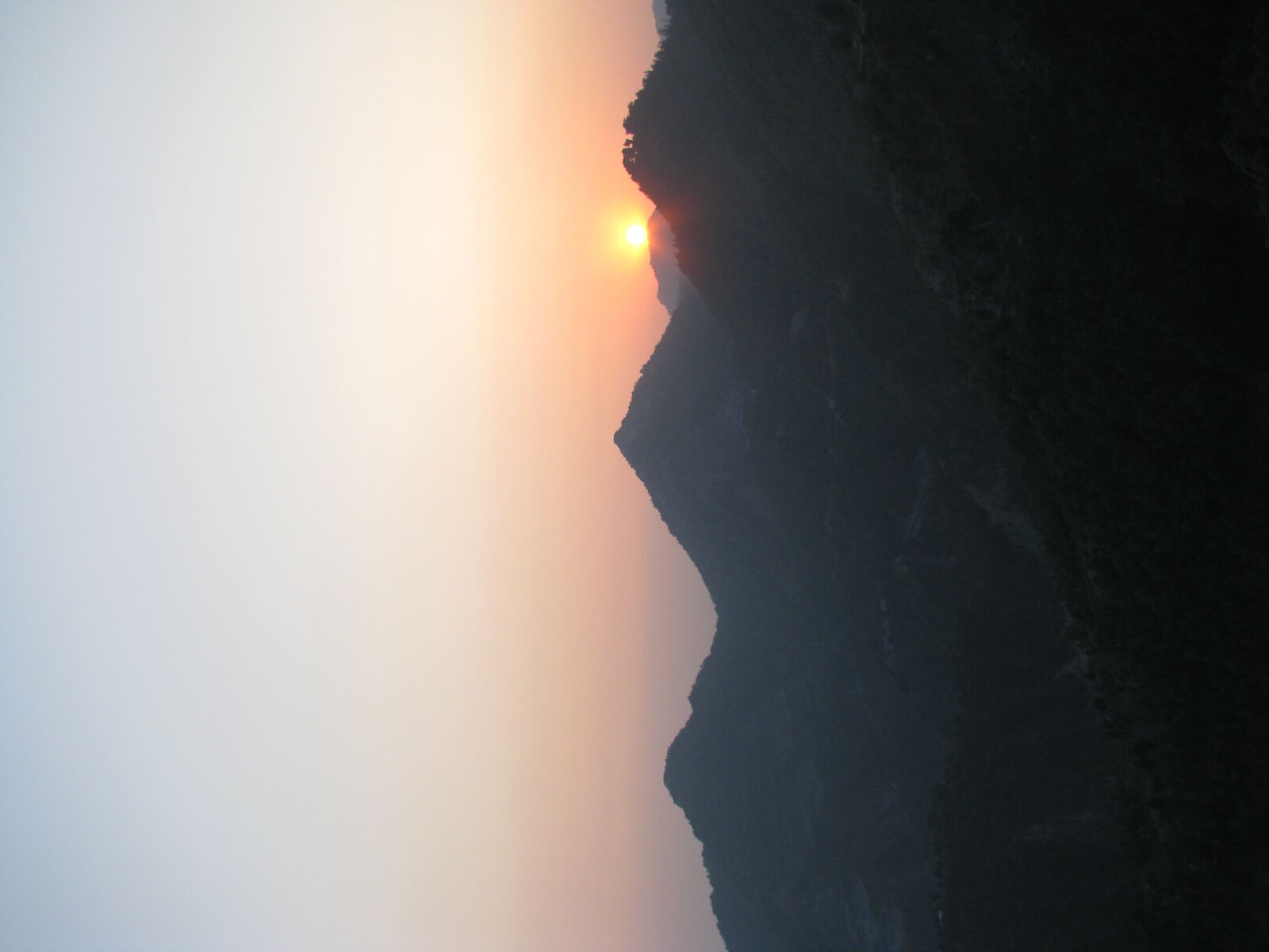 Canon POWERSHOT S5 IS sample photo. Hills, sunset photography