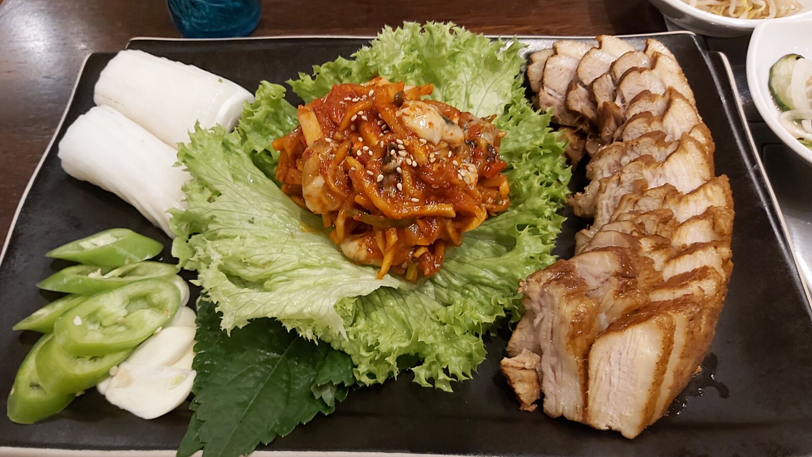 Samsung Galaxy A70 sample photo. Korean, delicious, food photography