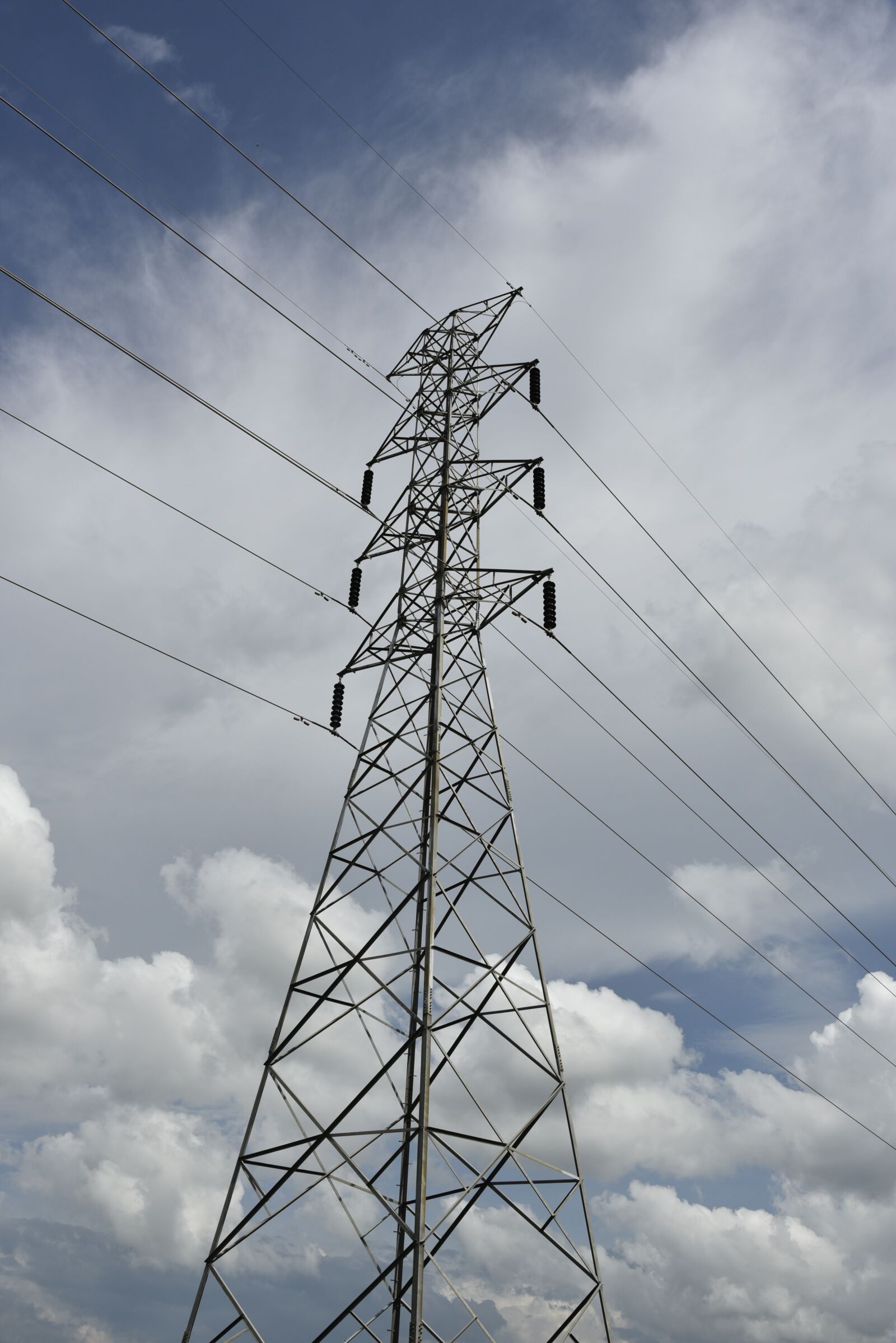 Nikon D750 sample photo. Line, electrical tower, energy photography