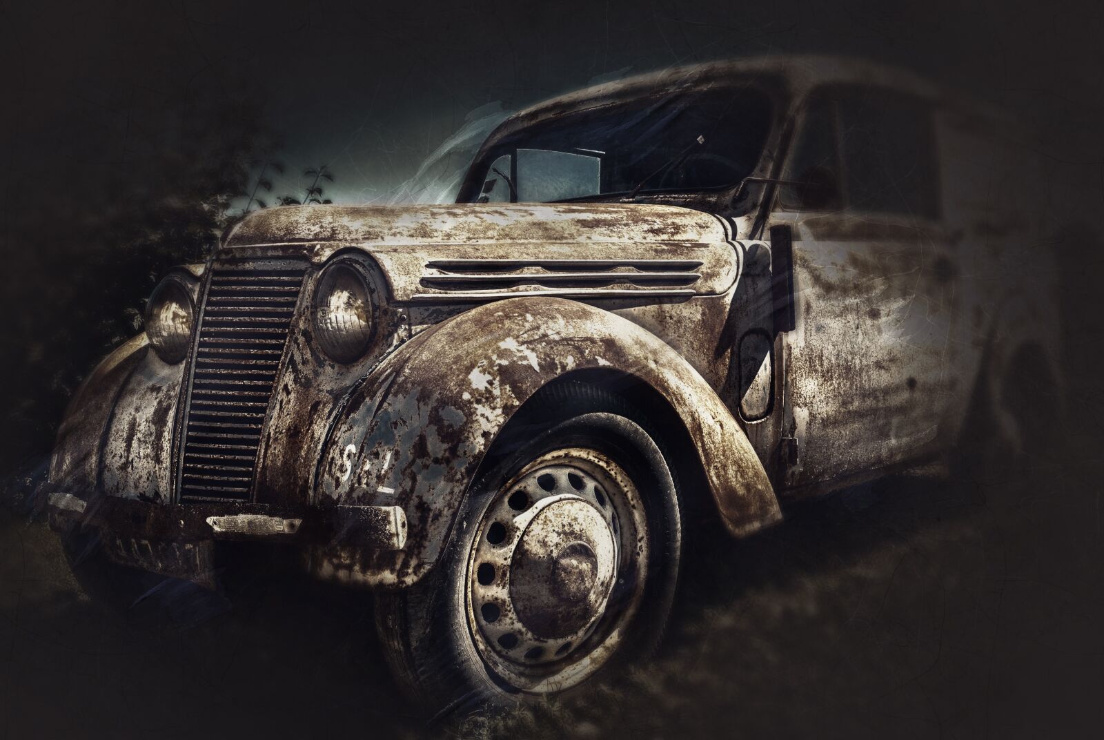 Nikon D3300 sample photo. Auto, renault juvaquatre, old photography