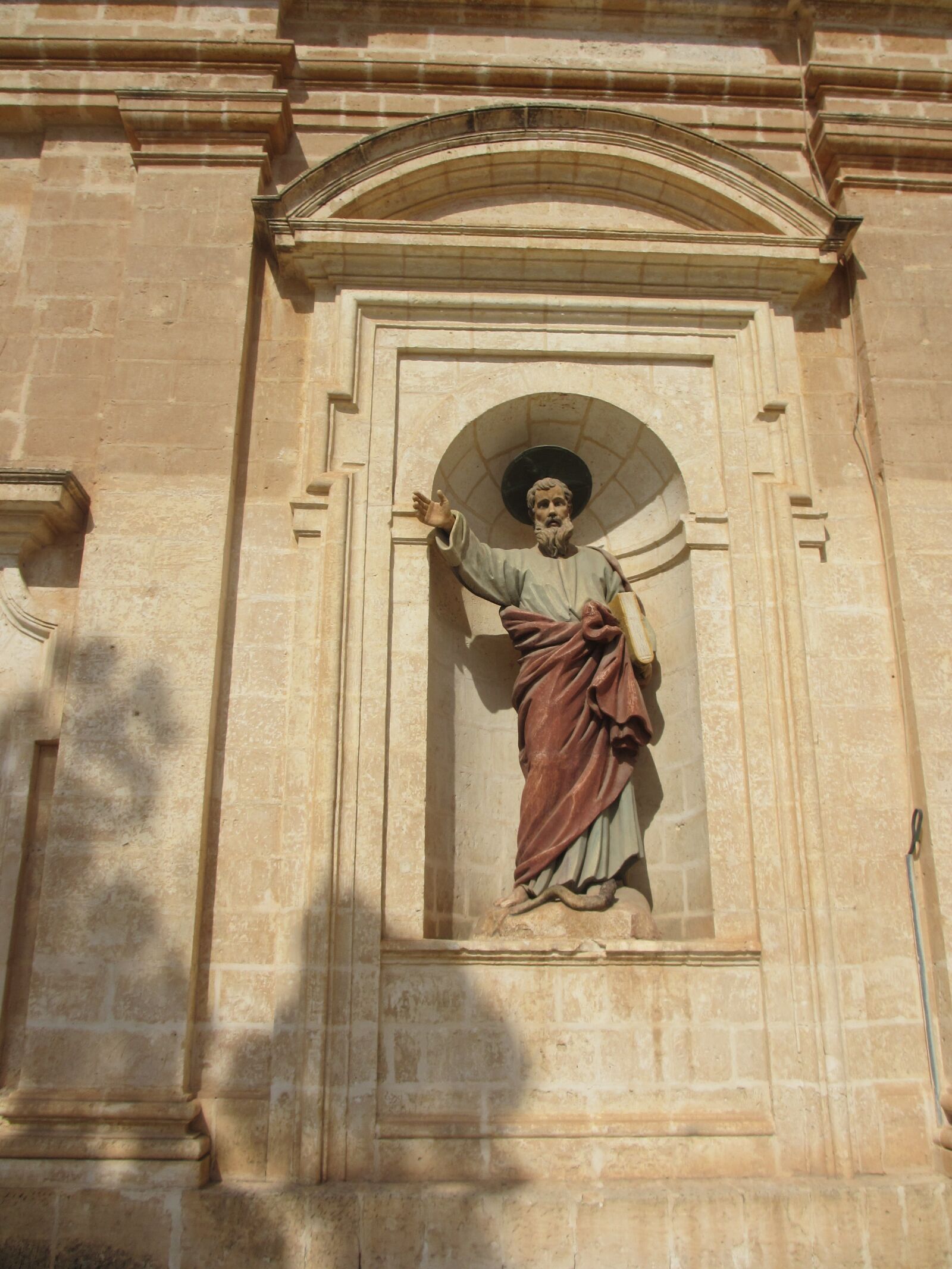 Canon PowerShot ELPH 310 HS (IXUS 230 HS / IXY 600F) sample photo. Statue, church, malta photography