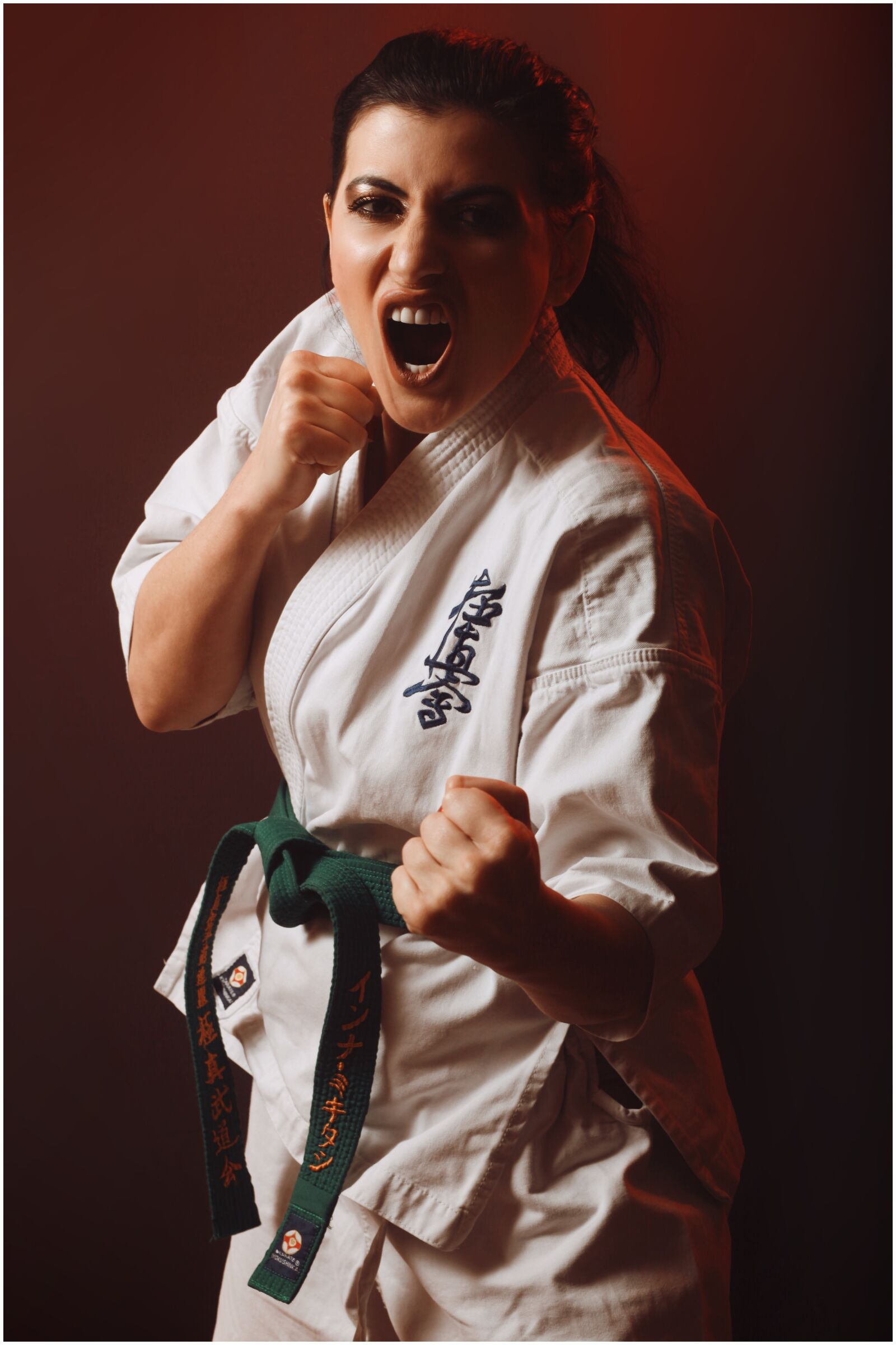 Canon EOS 5D Mark II sample photo. Karate, kick, fighter photography
