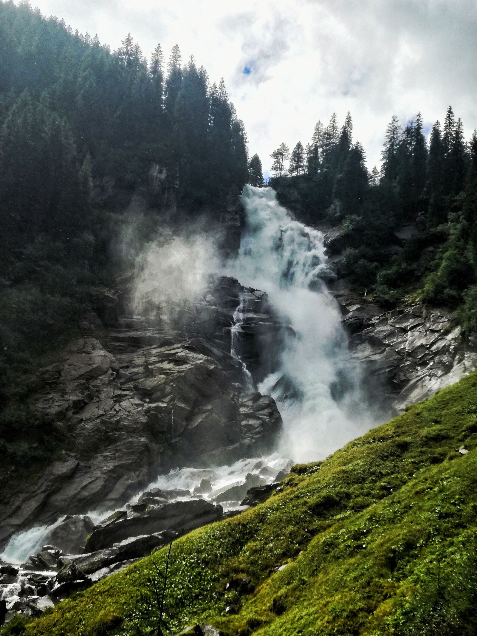 HUAWEI P9 LITE sample photo. Waterfall, austria, nature photography