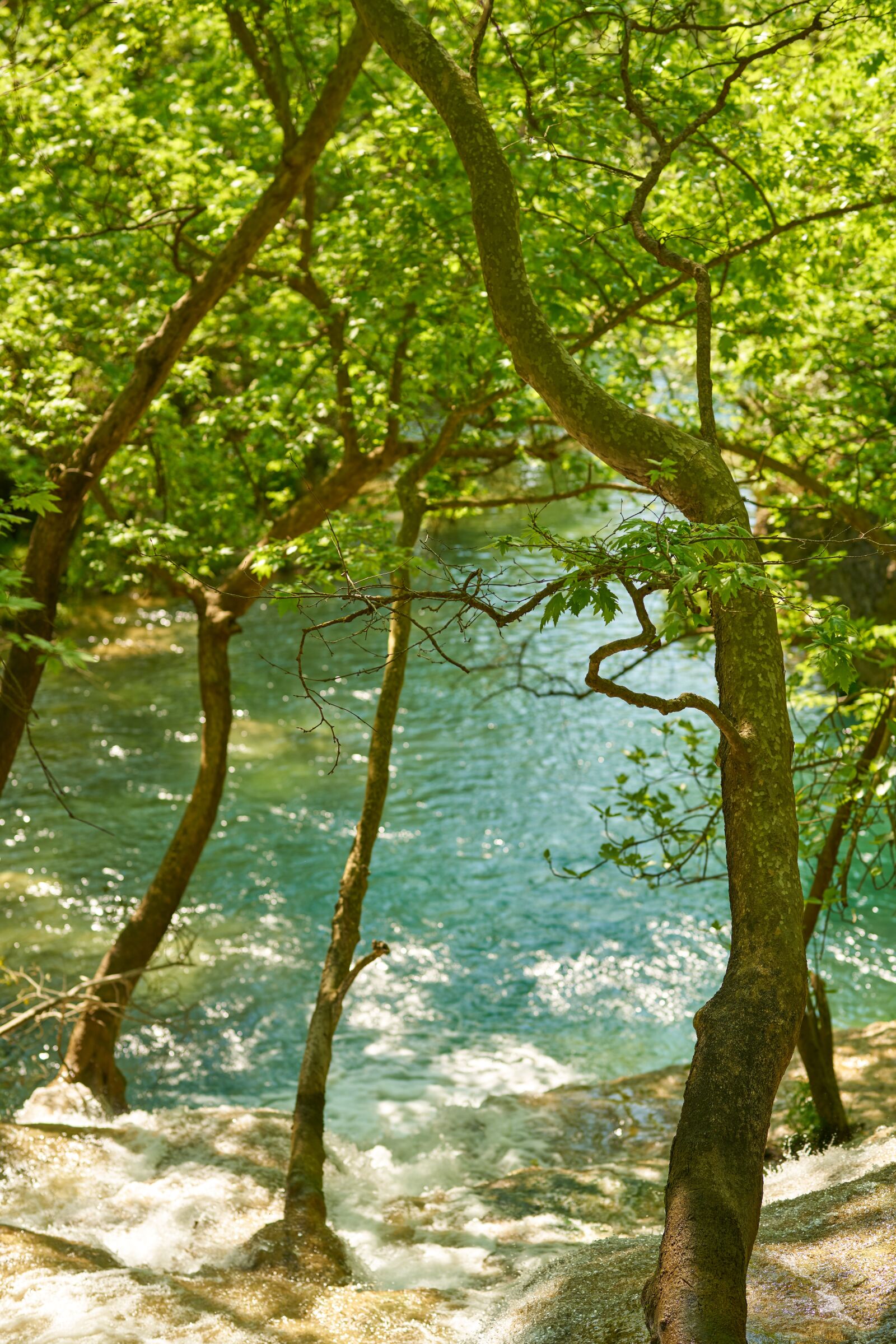 Sony a7R II sample photo. Nature, waterfall, rocks photography