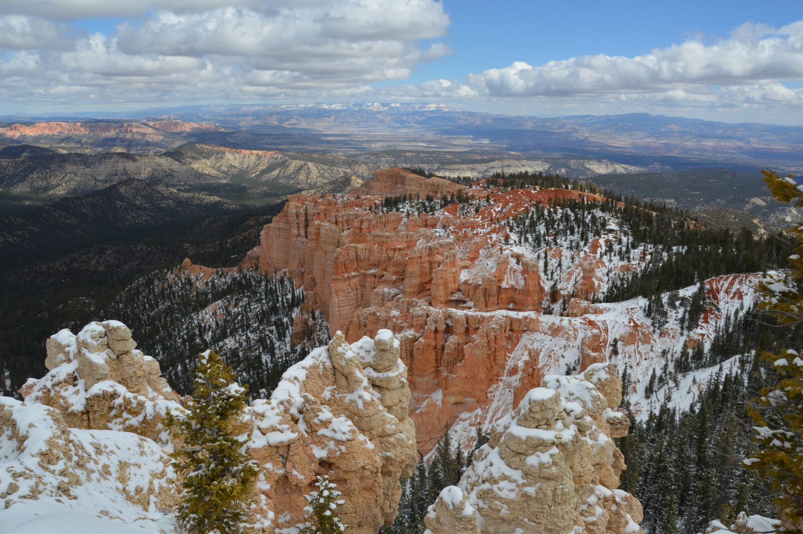 Nikon D3200 sample photo. Snow, bryce canyon, canyon photography
