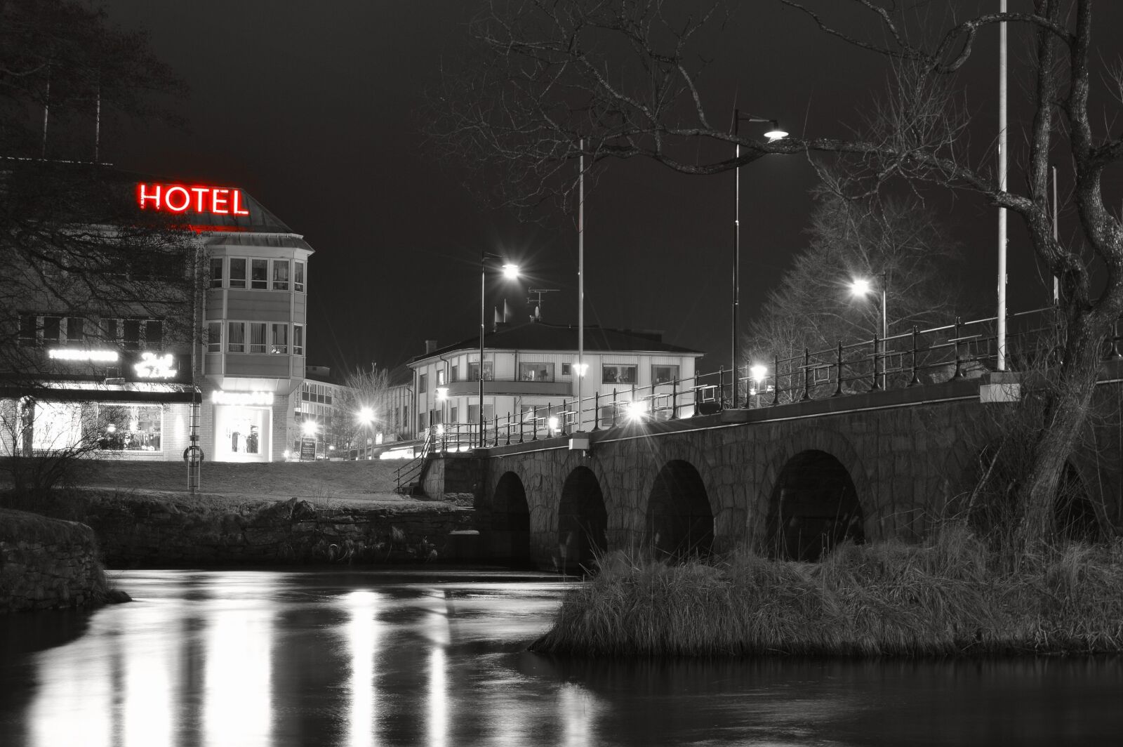 Nikon D3200 sample photo. Hotels, sweden, evening photography