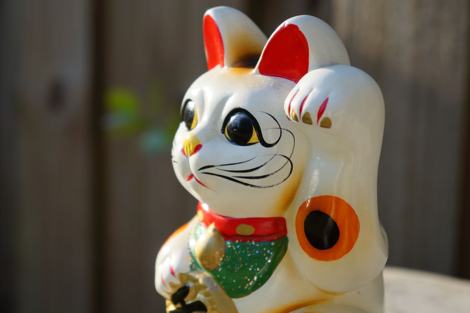 Sony Alpha a3000 + Sony E 18-55mm F3.5-5.6 OSS sample photo. Cute, fun, maneki neko photography