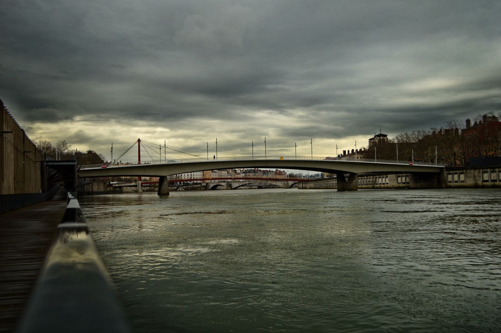 Nikon D3200 sample photo. Lyon, rhône, river photography