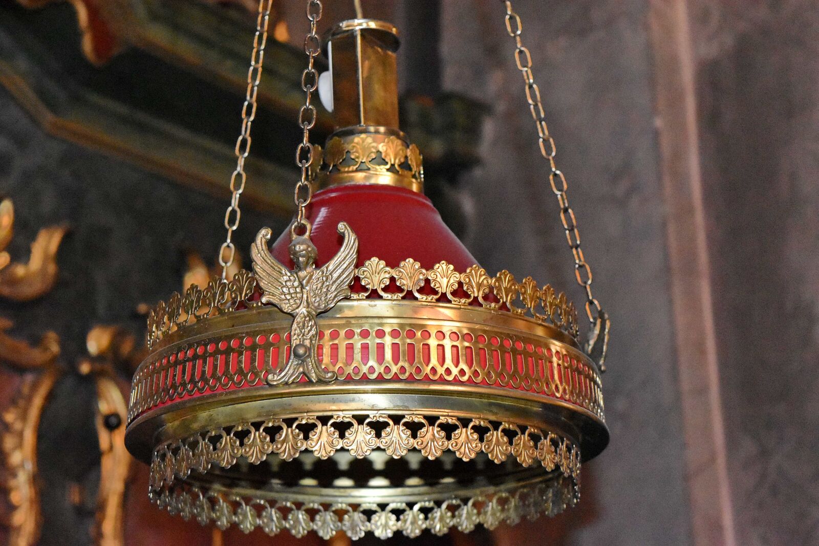 Nikon D5500 sample photo. Chandelier, lantern, gold, decoration photography