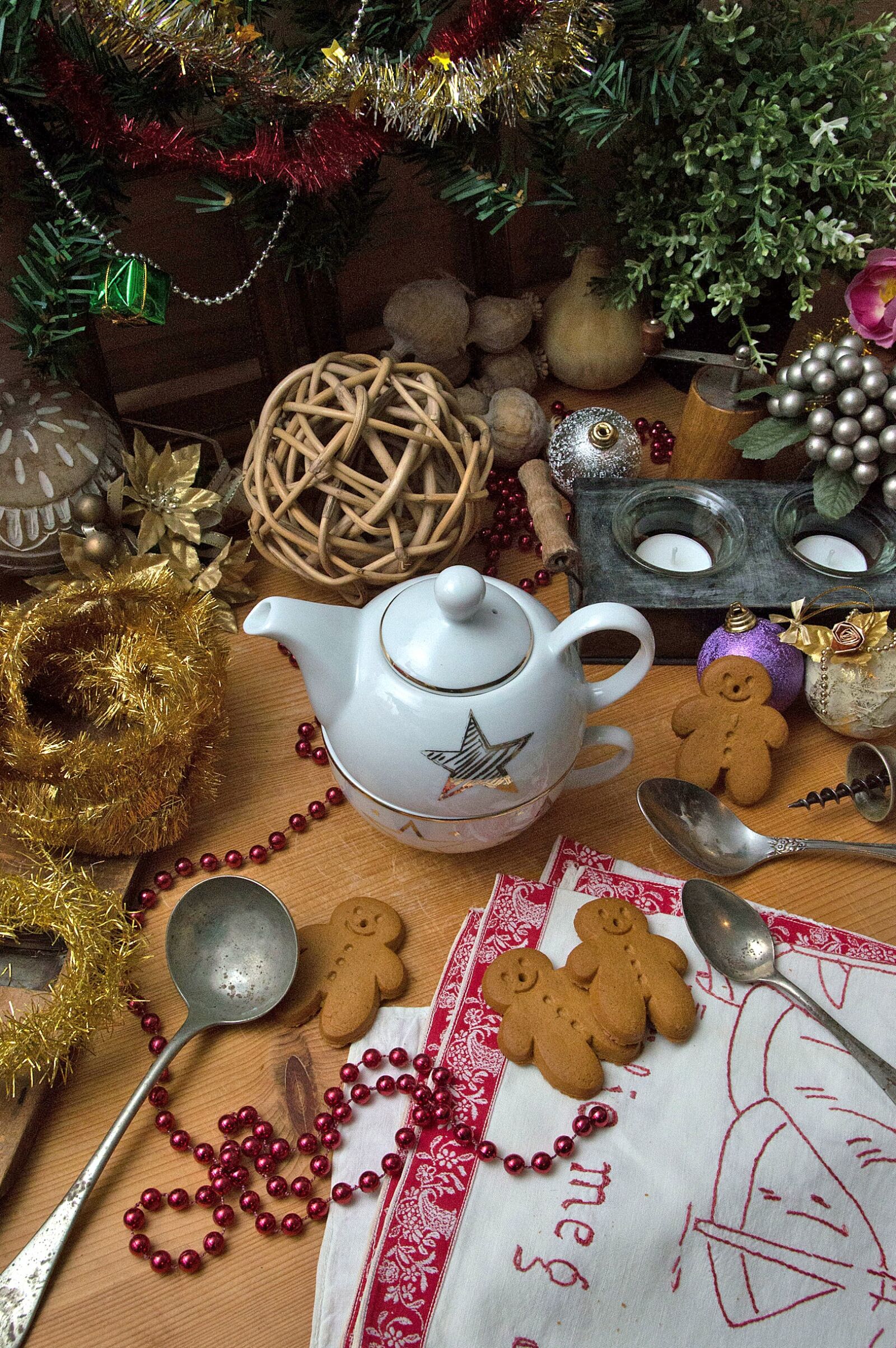 Nikon D3200 sample photo. Christmas, tea, holiday photography