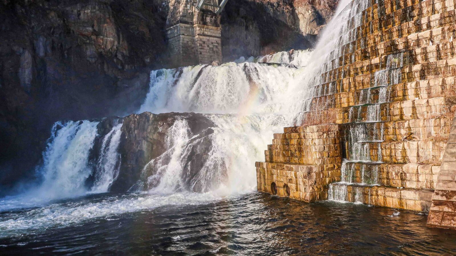Canon PowerShot G7 X Mark II sample photo. Waterfall, hydropower, croton photography