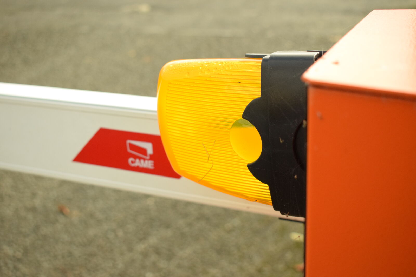 Nikon D3300 sample photo. Amber, barrier, came, car photography