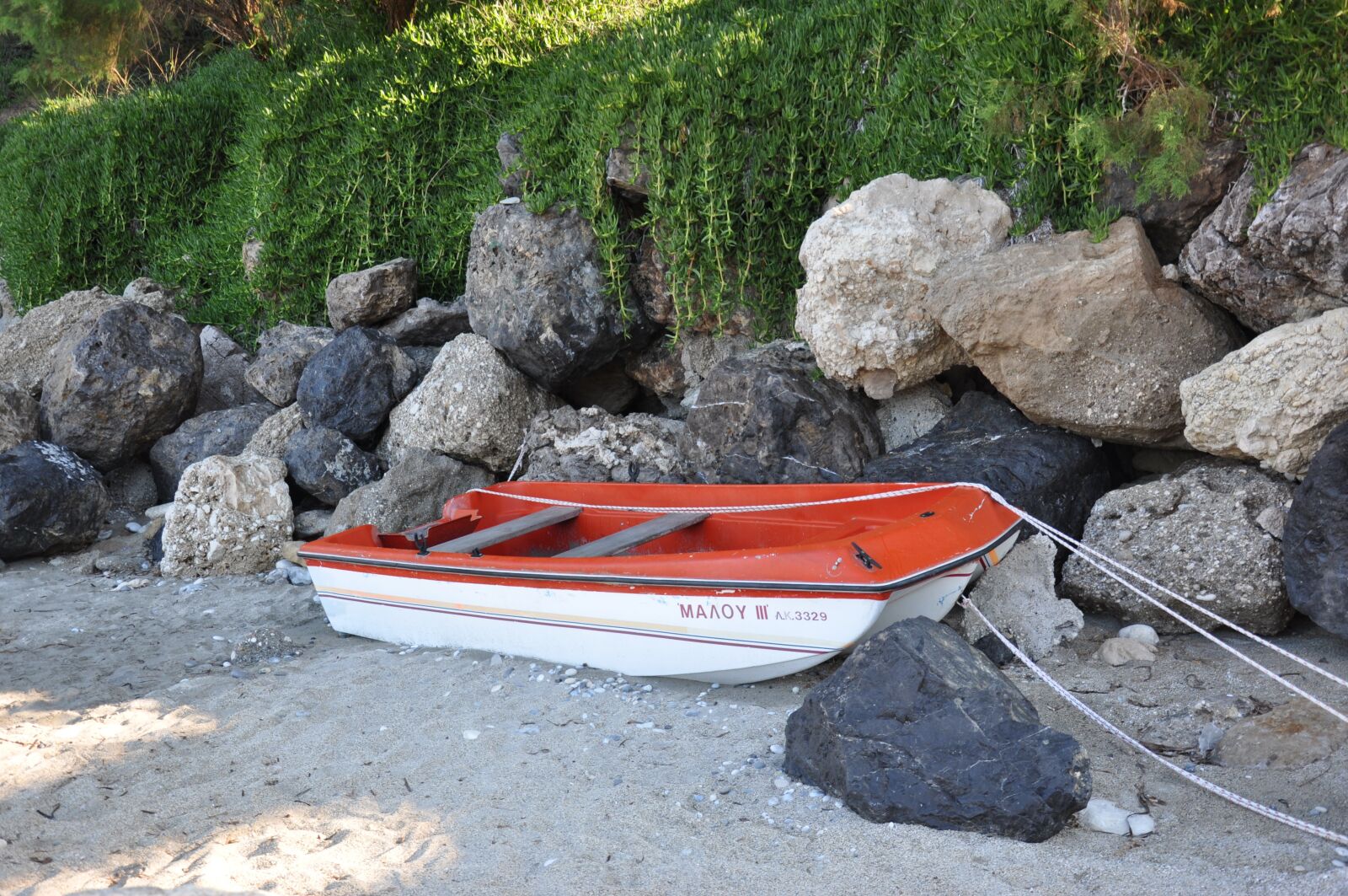 Nikon D90 sample photo. Boat, sea, corfu photography