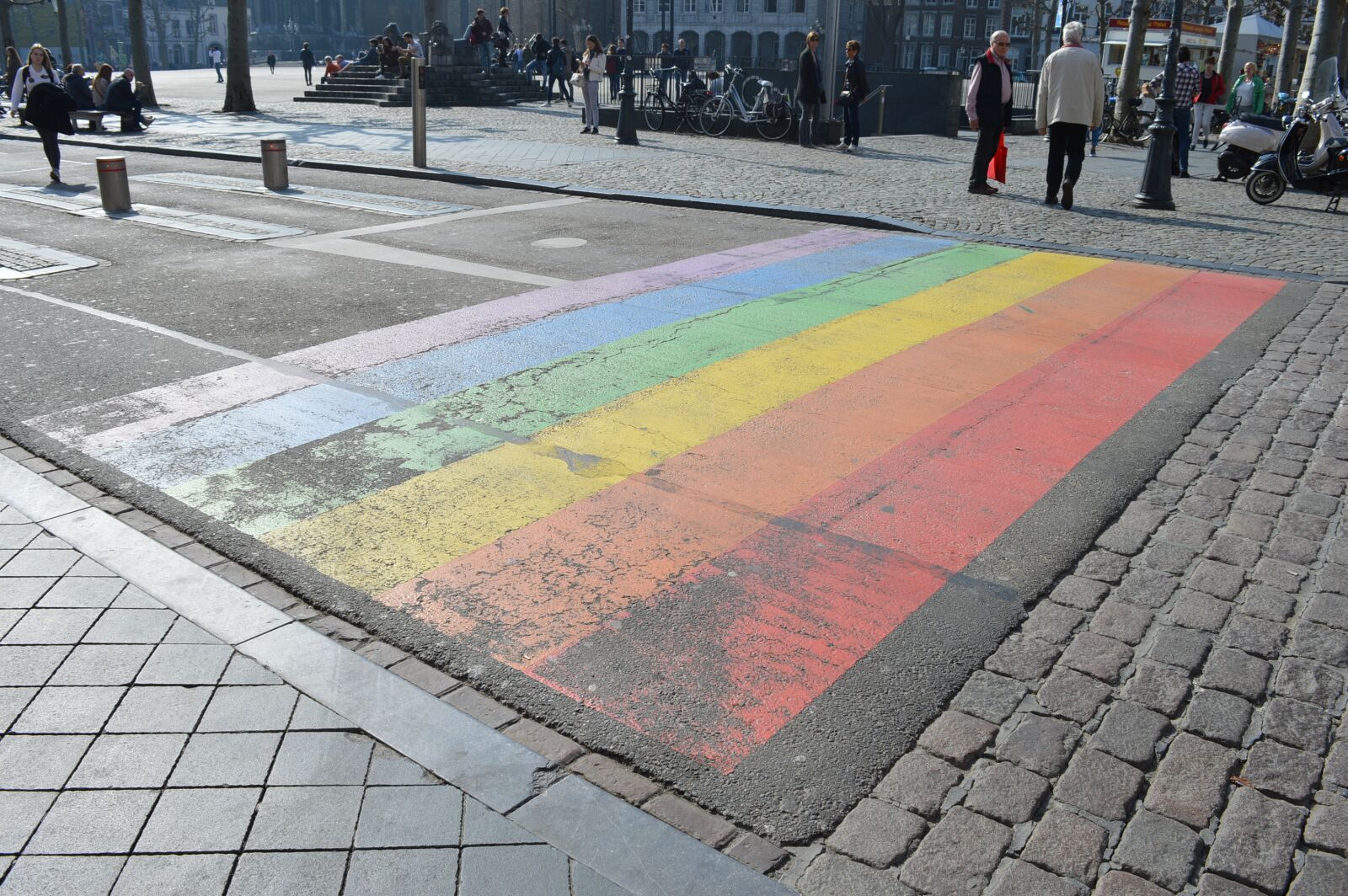 Nikon D3200 sample photo. Rainbow, maastricht, netherlands photography