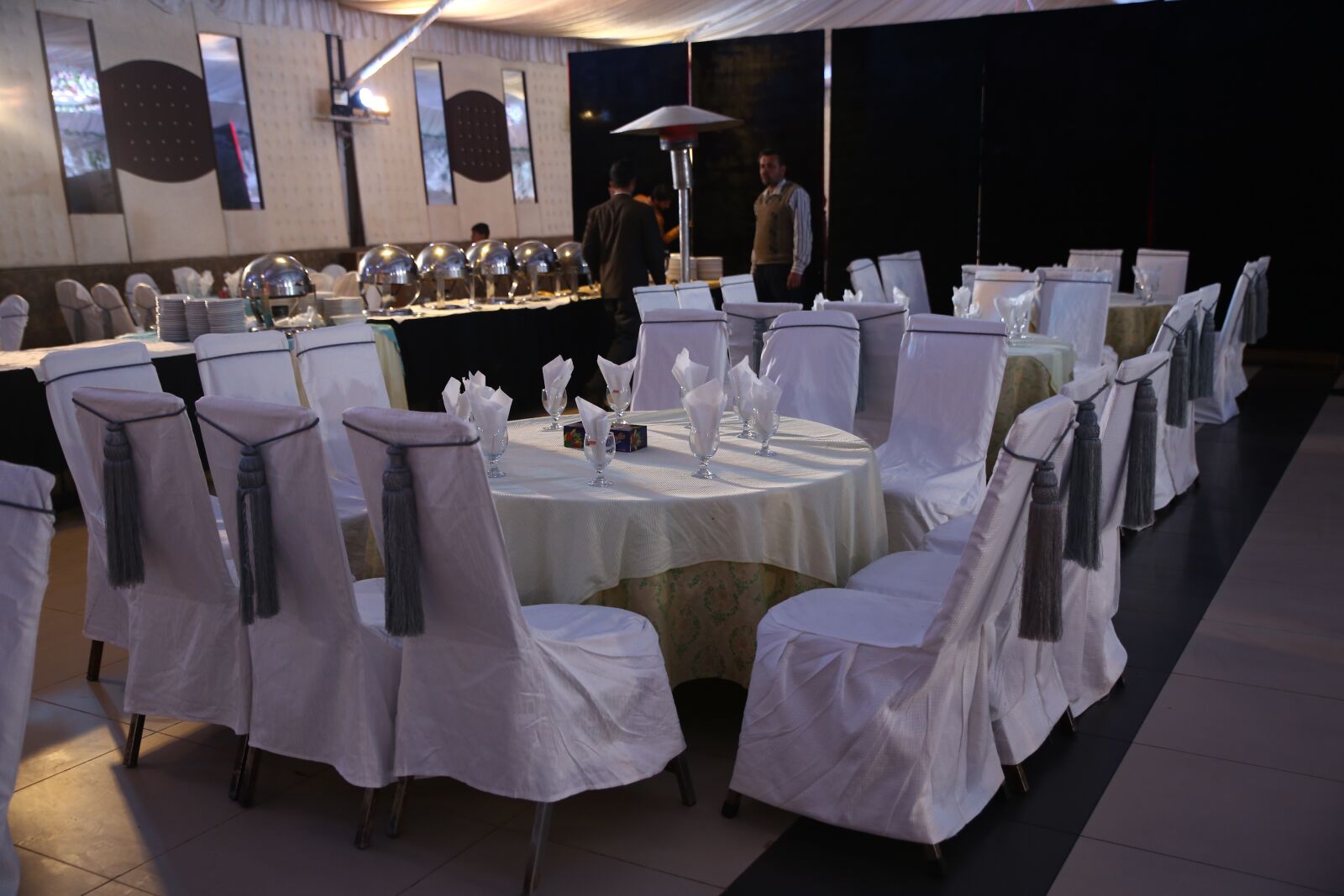 Canon EOS 6D sample photo. Banquet hall, wedding dinner photography