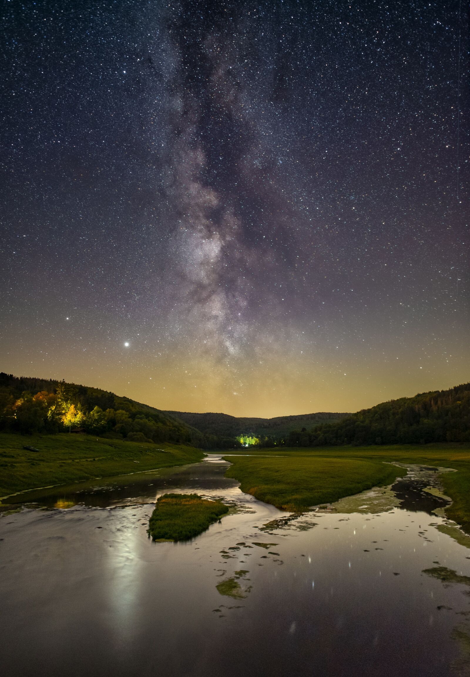 Nikon D750 sample photo. Lake, stars, milky way photography