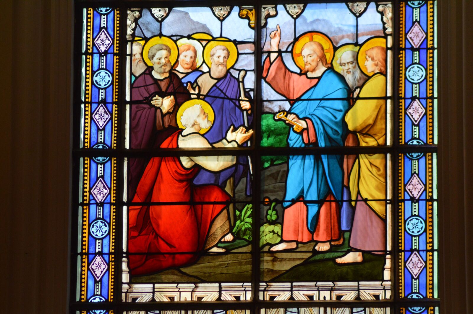 Nikon D3200 sample photo. Stained glass, colorful, church photography