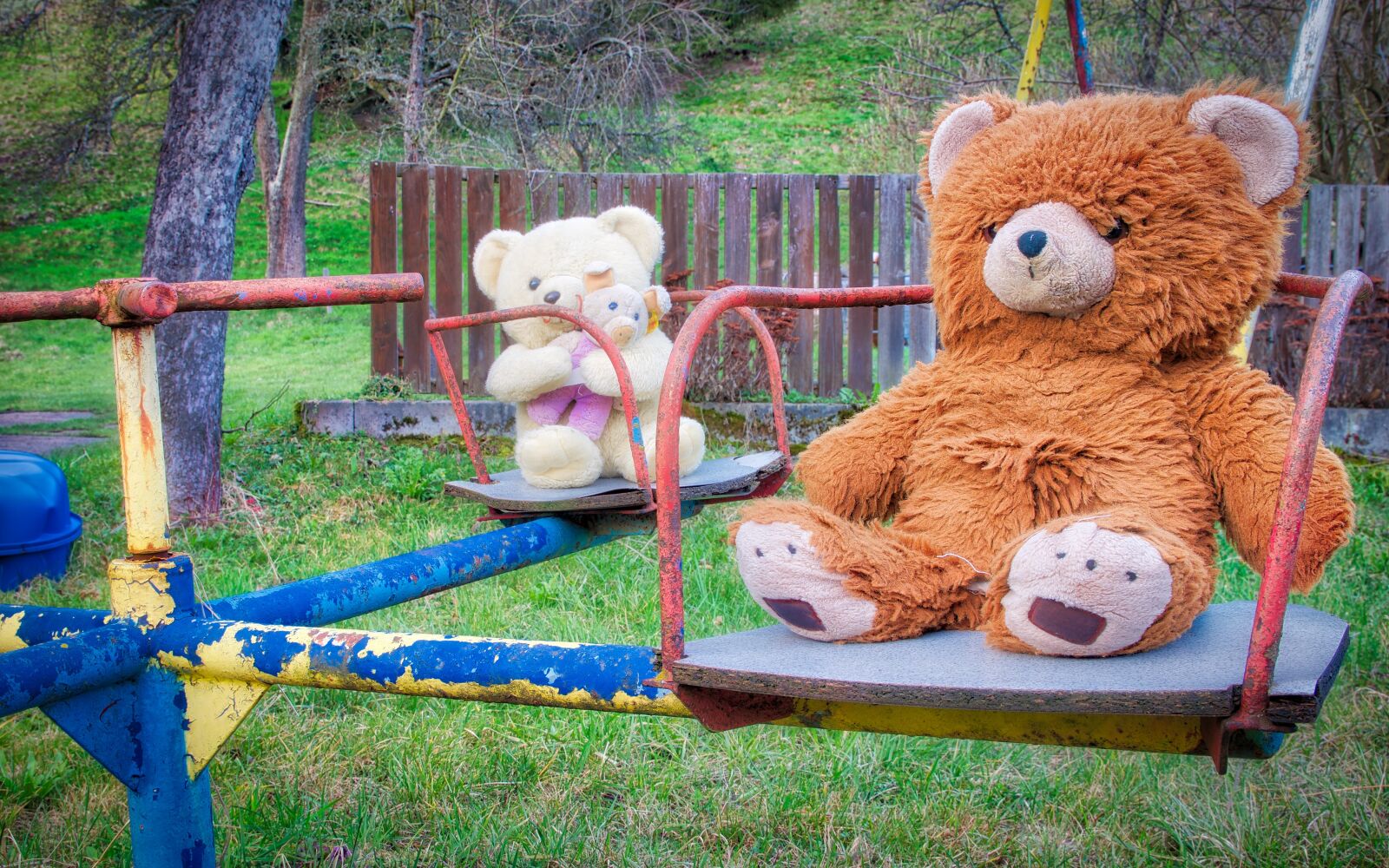 Nikon D5300 sample photo. Teddy, teddy bear, park photography