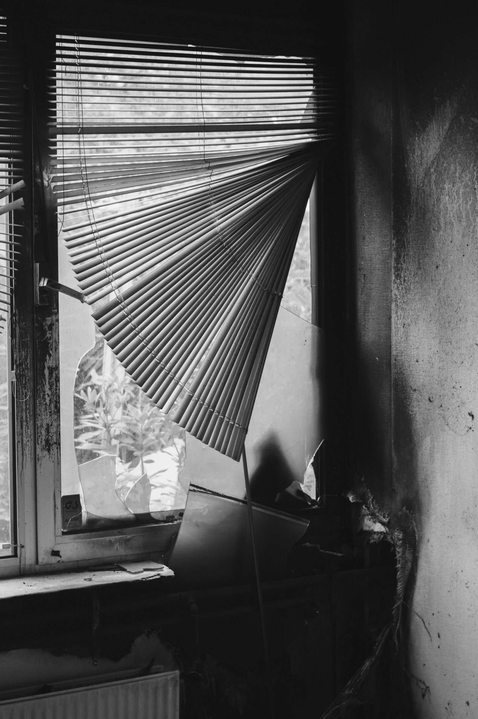 Nikon D3200 sample photo. Window, decrepit, urbex photography