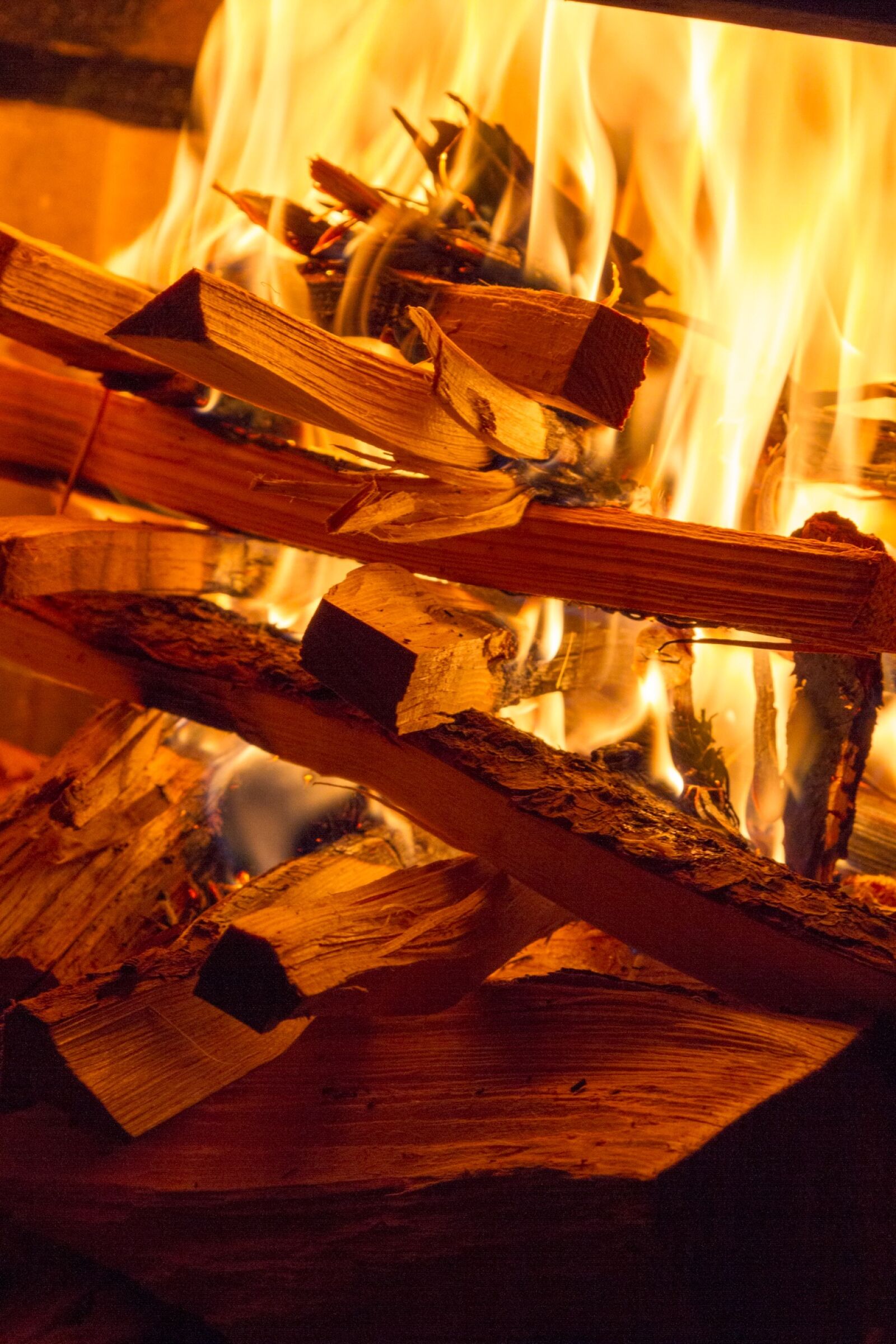 Canon EOS 7D + Canon EF 24-105mm F4L IS USM sample photo. Fire, flame, wood photography