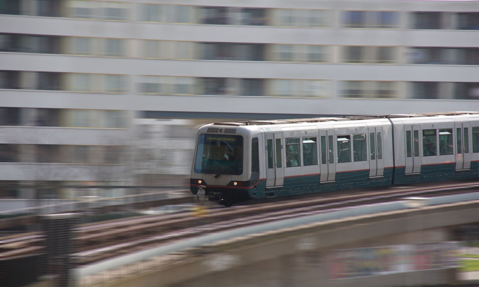 Nikon D50 sample photo. Train, transport, railway line photography
