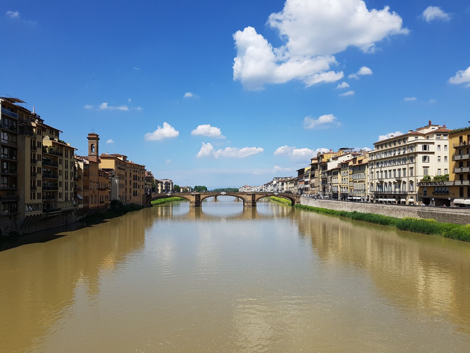 Samsung Galaxy S7 Edge sample photo. Florence, arno, bridge photography