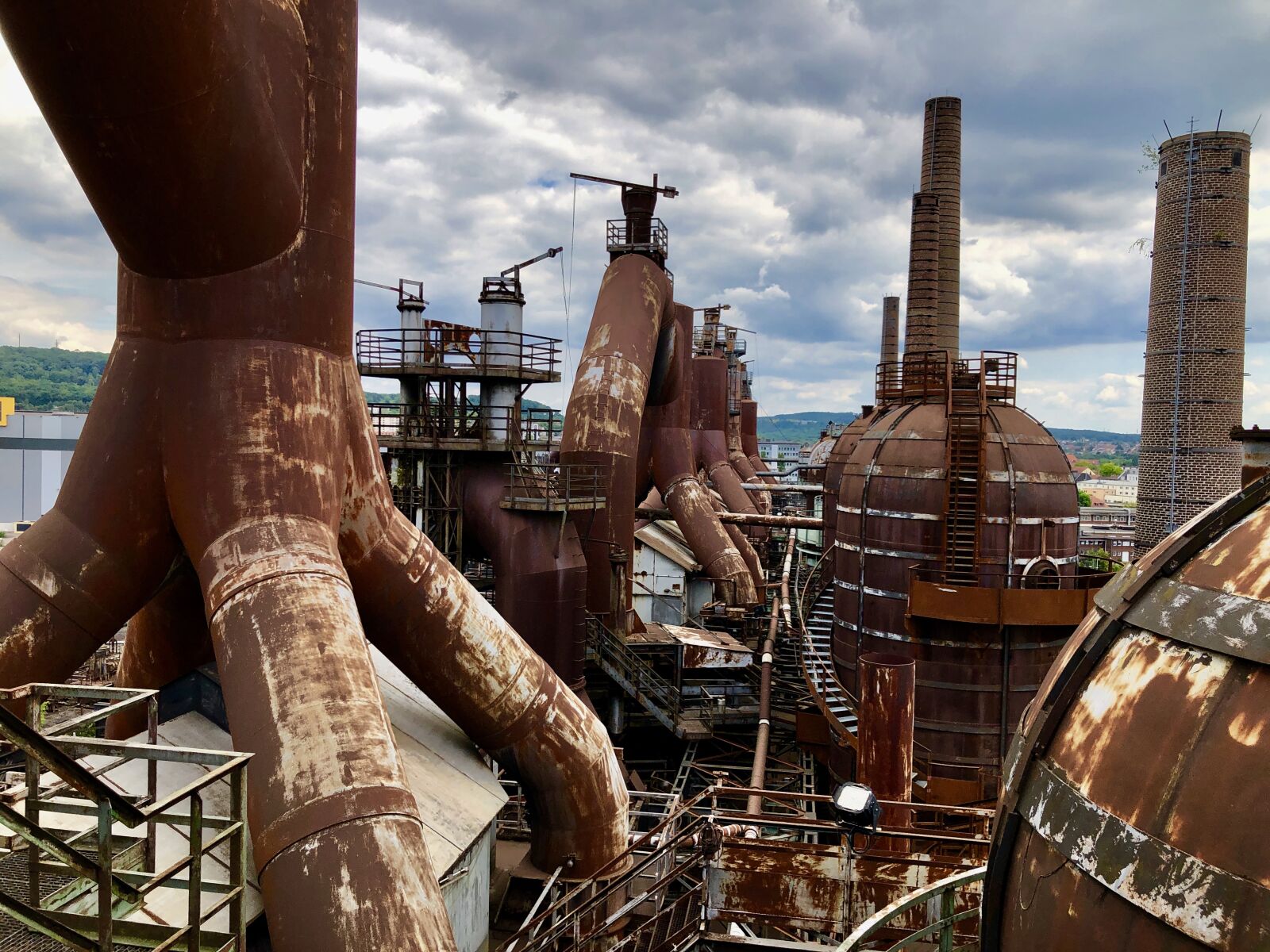 iPhone 8 Plus back dual camera 3.99mm f/1.8 sample photo. Ancient industry, industrial, metal photography