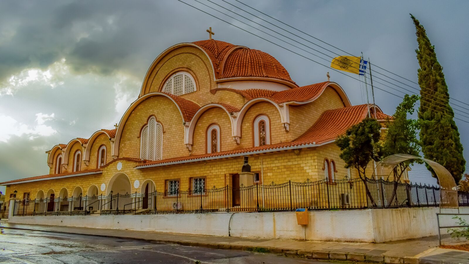 Nikon D3300 sample photo. Cyprus, dherynia, church photography
