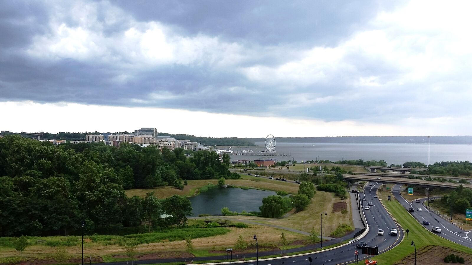 Samsung Galaxy S5 sample photo. Highway, urban, national harbor photography