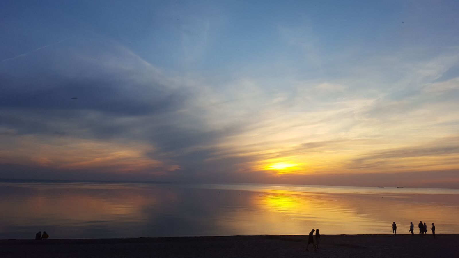 Samsung Galaxy S6 sample photo. Sunset, dawn, sea photography