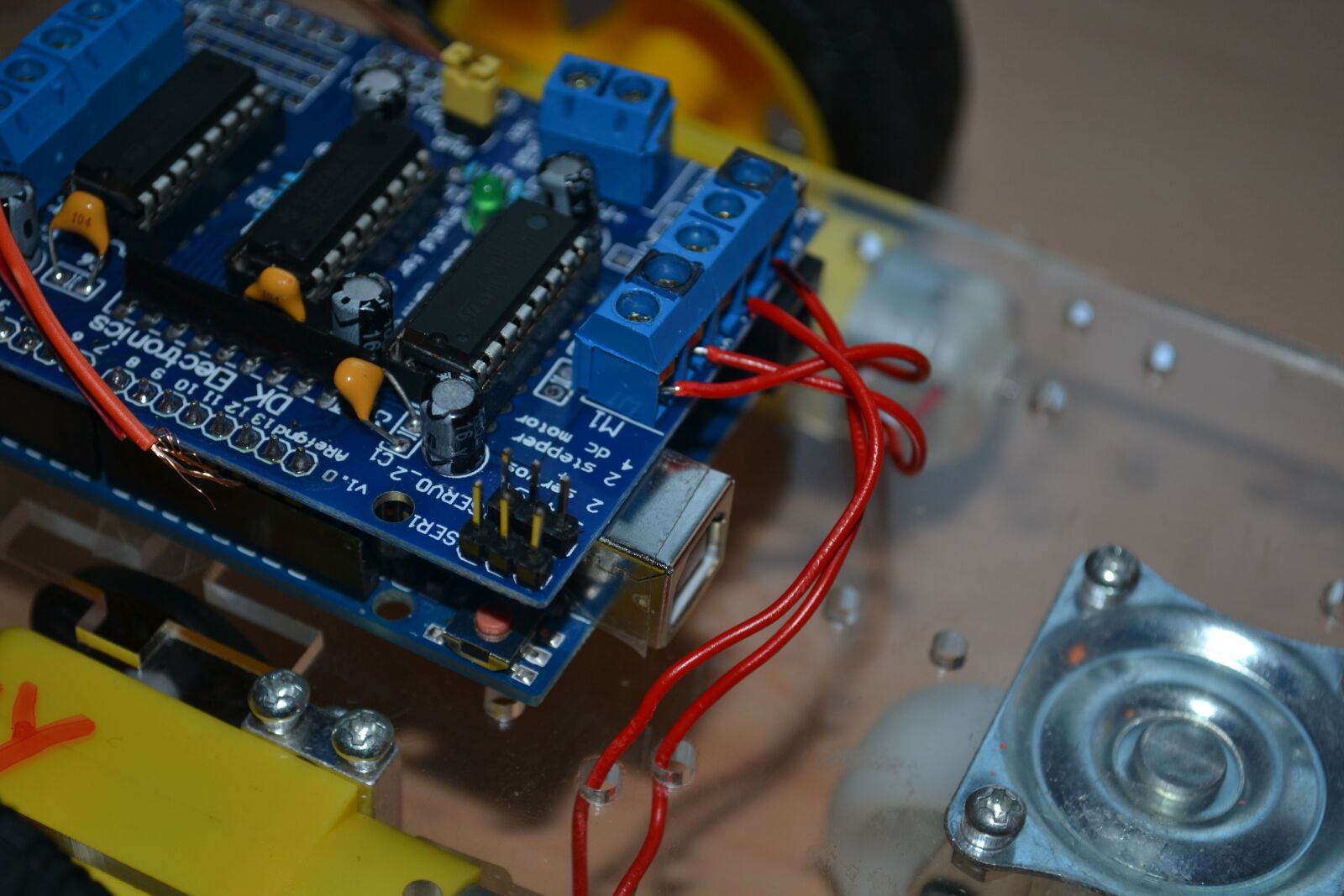 Nikon D3100 sample photo. Arduino, plate, electronics photography