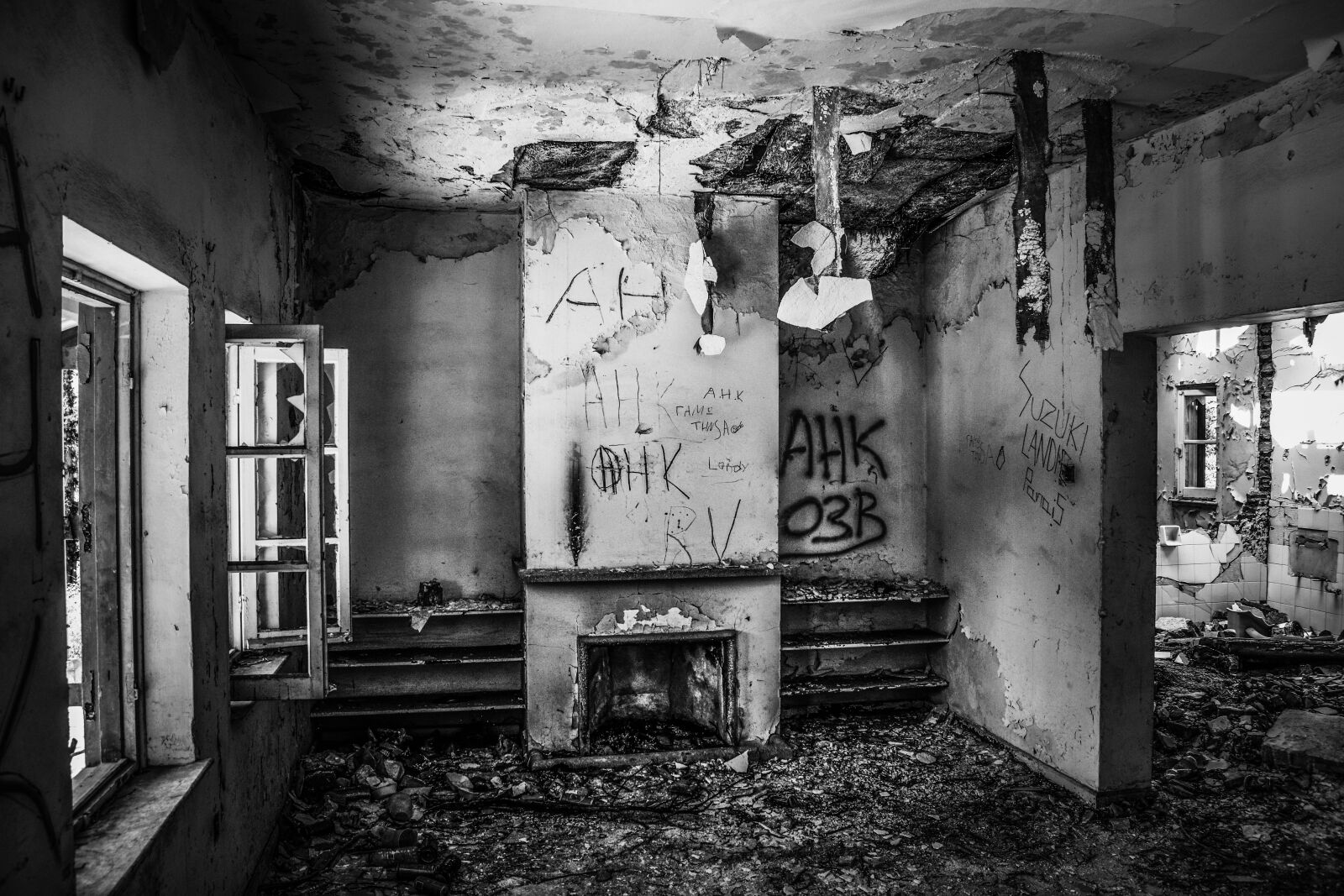 Nikon D3300 sample photo. Decay, house, abandoned photography