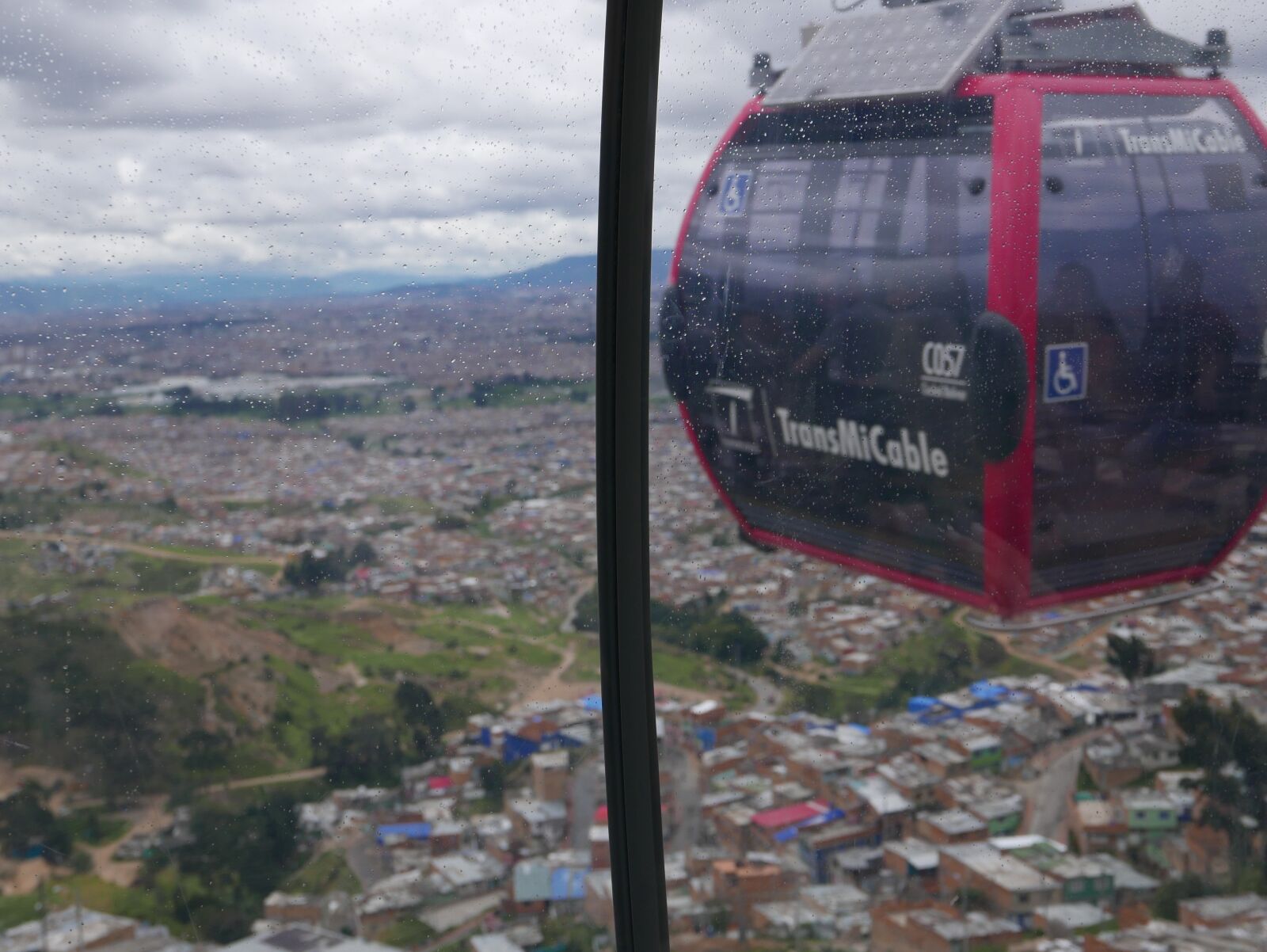 Panasonic Lumix DMC-LX100 sample photo. Transmicable, cableway, bogota photography