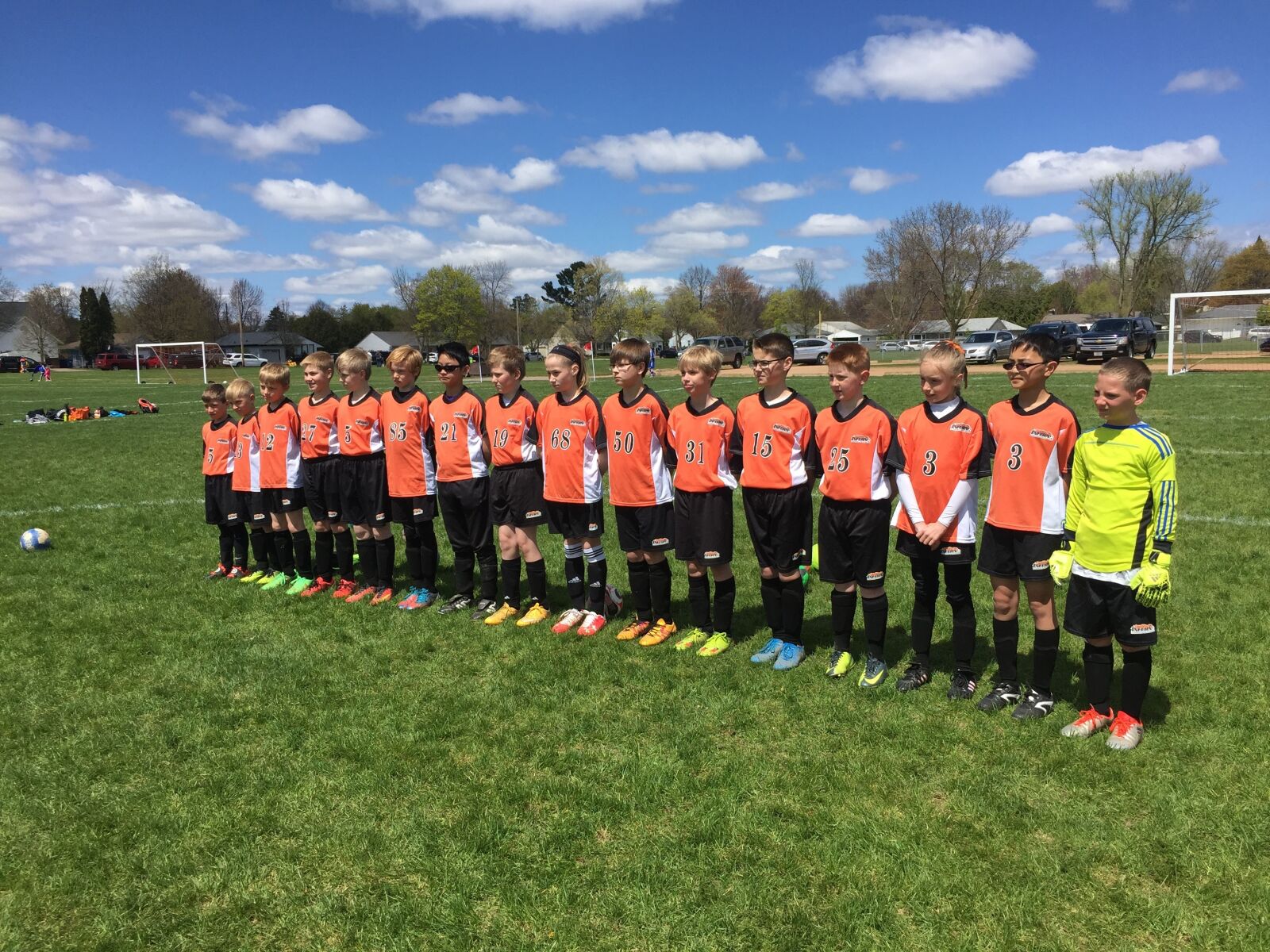 Apple iPhone 6 sample photo. Team, soccer, group photography