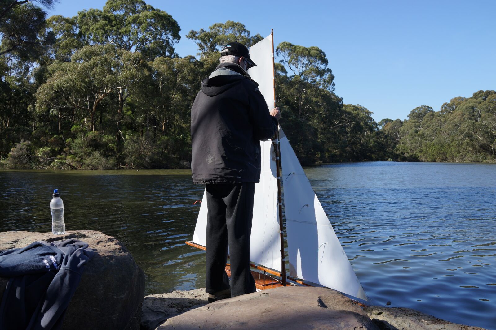 Sony Cyber-shot DSC-RX1R sample photo. Rc boat, sailing, repair photography
