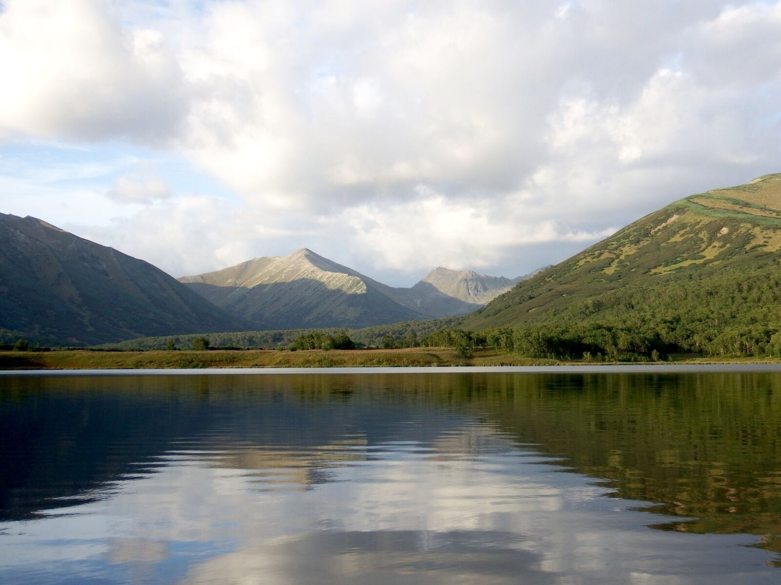 Fujifilm FinePix S1 sample photo. Lake, mountains, forest photography