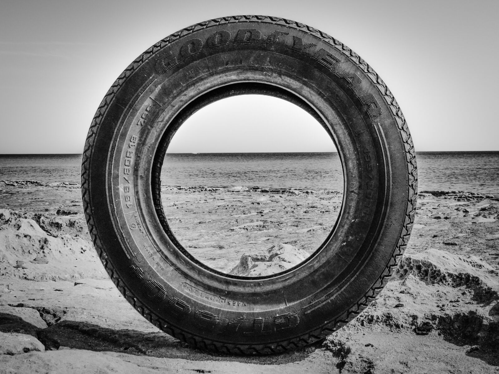 Nikon D3300 sample photo. Tire, discarded, rubber photography
