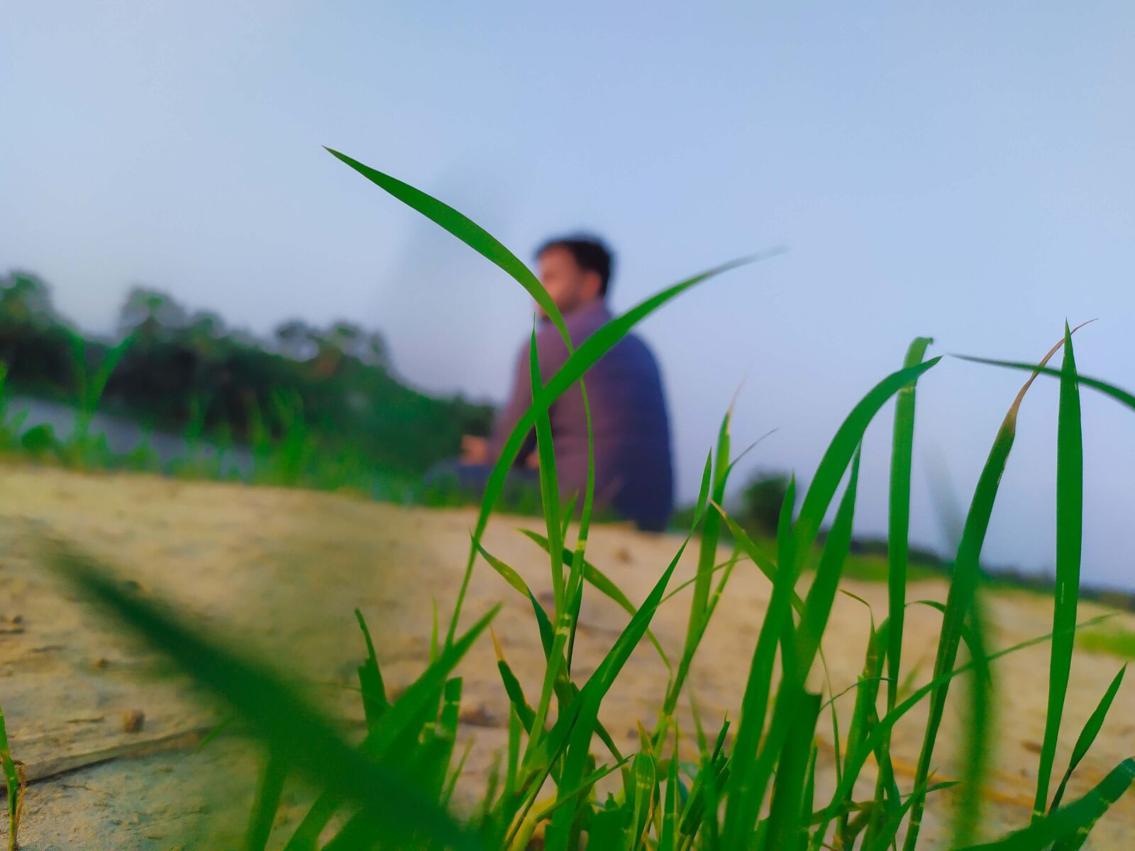 Xiaomi Redmi Note 7 sample photo. Sade, alone, river photography