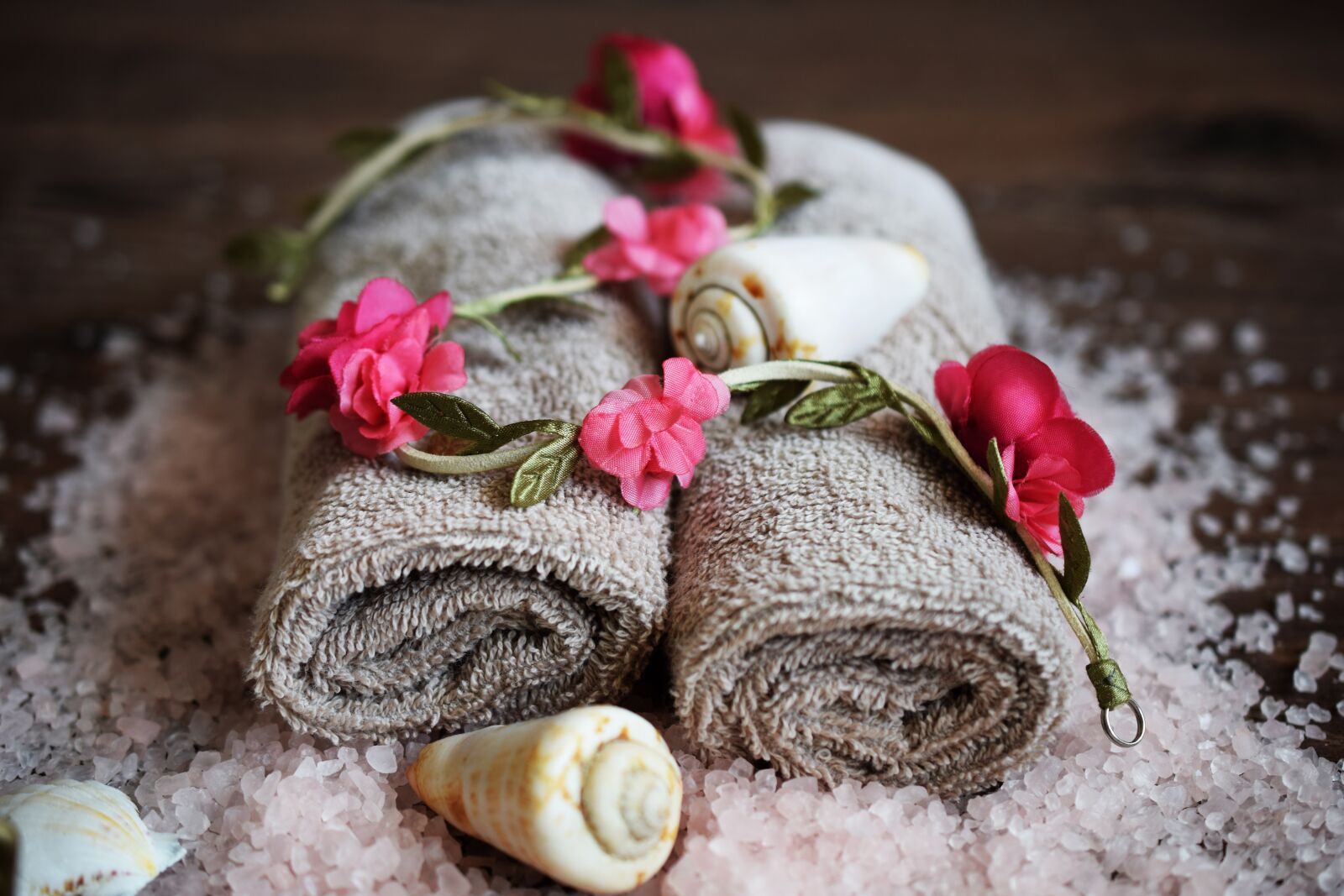 Nikon D5300 sample photo. Spa, mussels, flowers photography