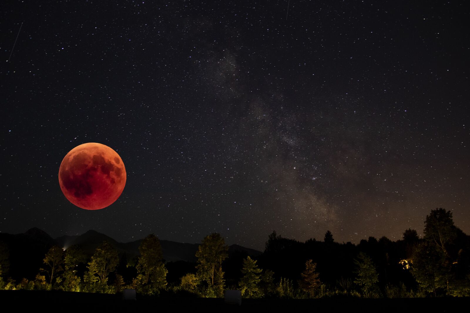 Canon EOS 7D Mark II sample photo. Blood moon, lunar eclipse photography