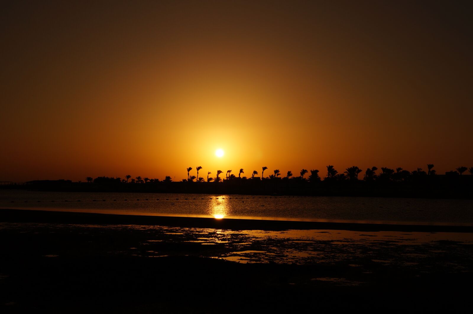 Sony DT 18-55mm F3.5-5.6 SAM II sample photo. Egypt, sunset, water photography
